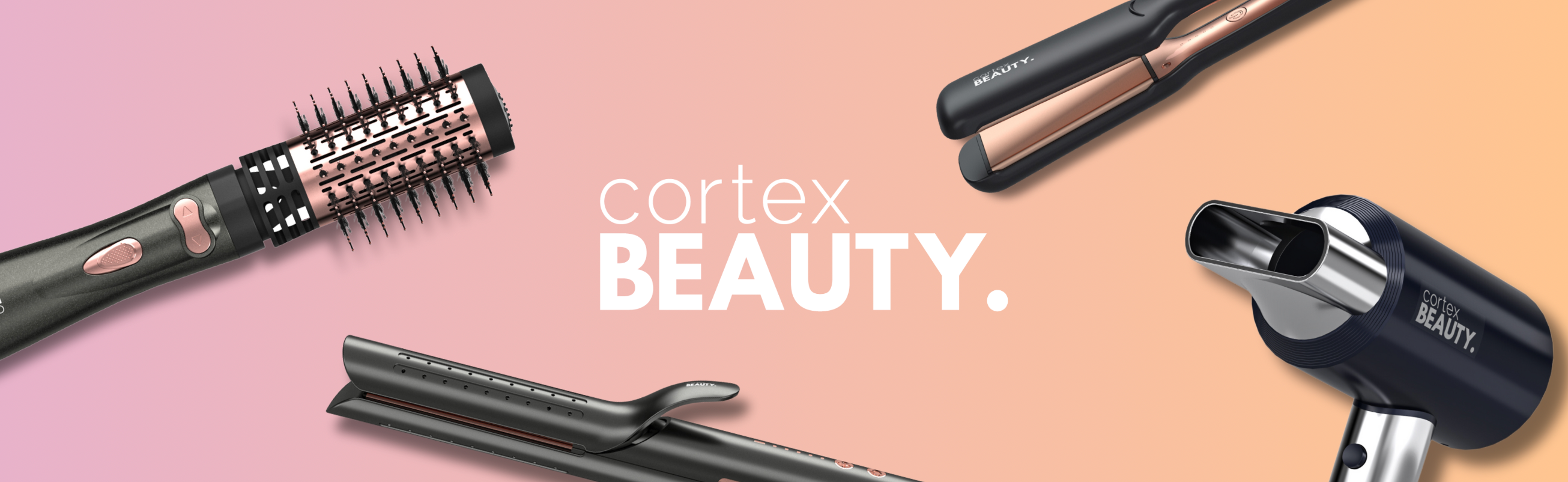 Cortex Beauty Air Styler 4-in-1 Hot Air Styler Brush - Black