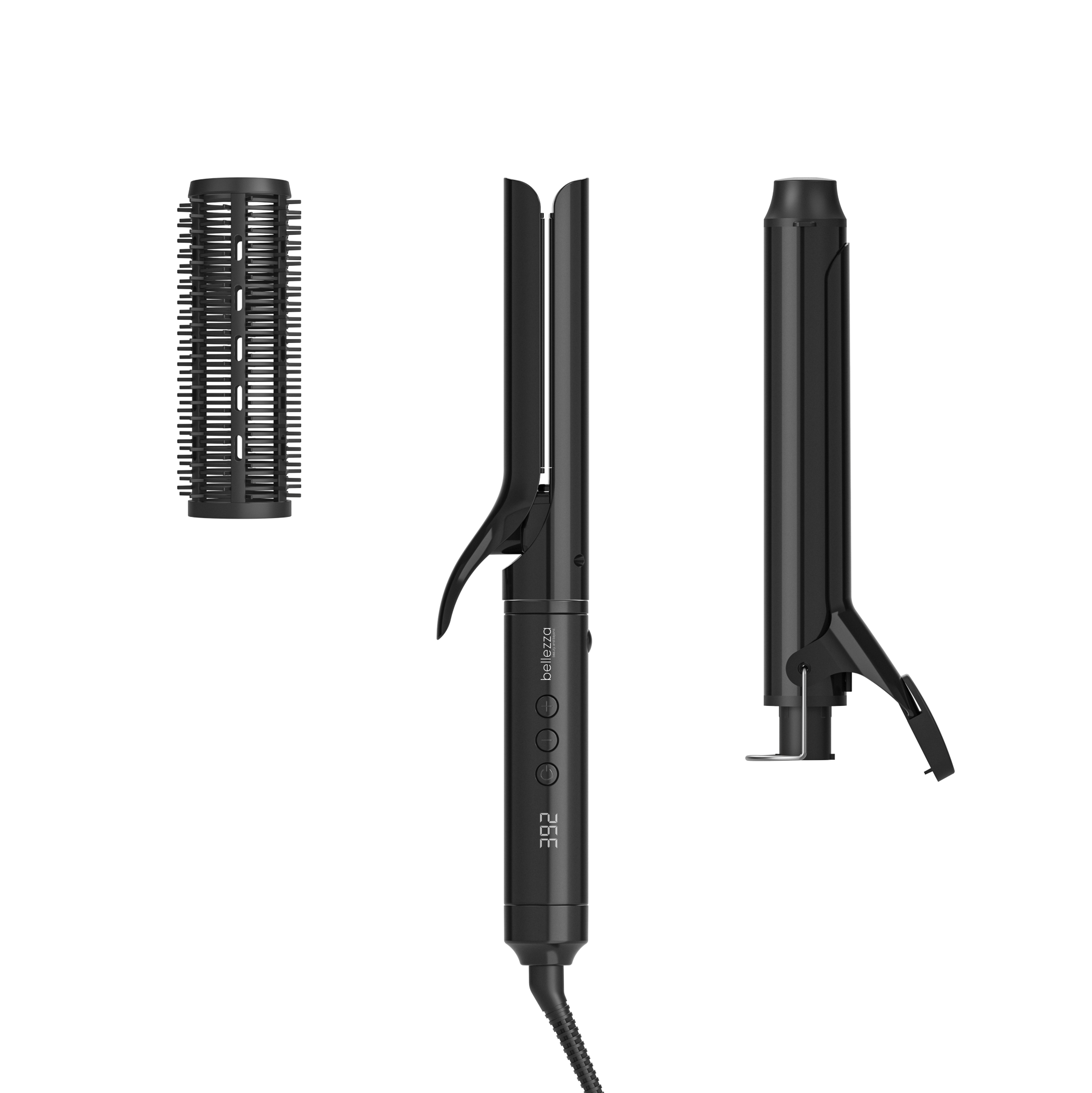 Bellezza Black 4-Piece Styler Set