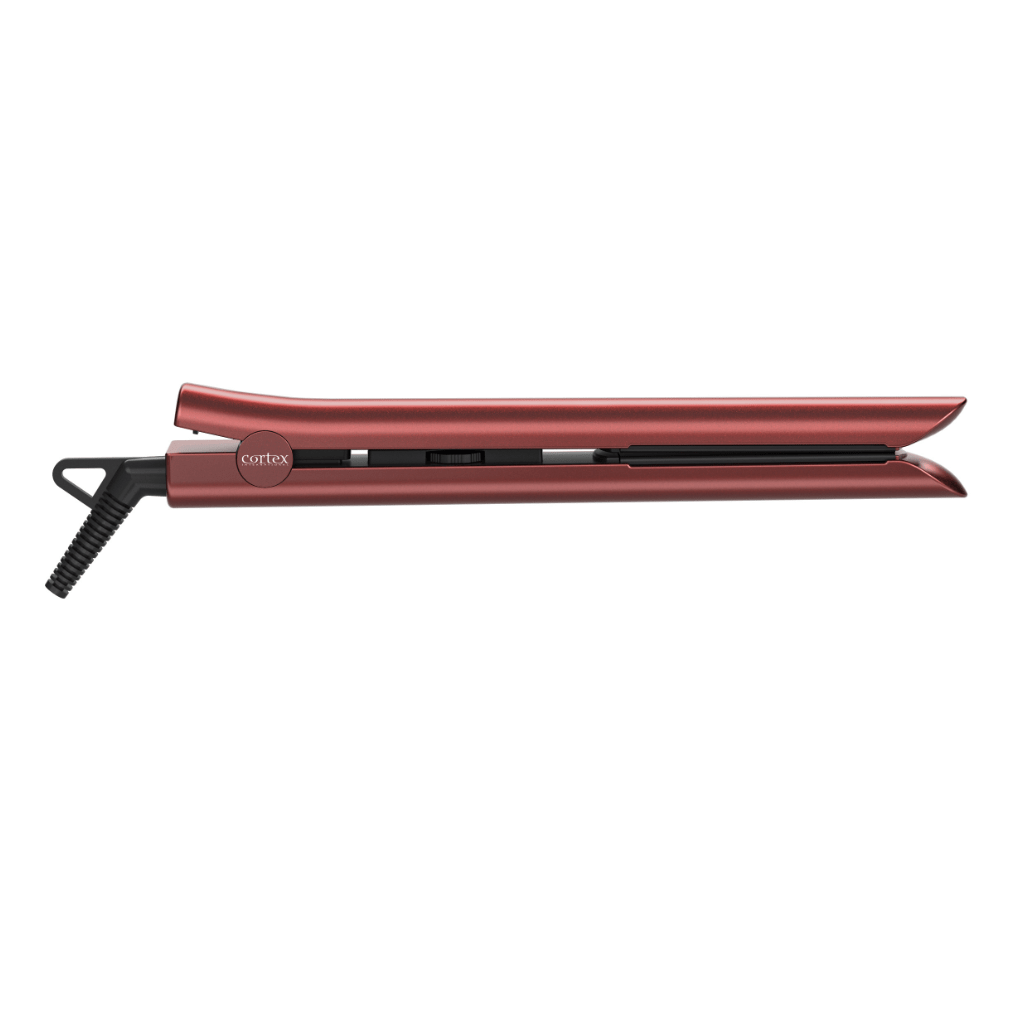 Cortex Beauty 1" 100% Solid Ceramic Ionic & Far-Infrared Technology Flat Iron