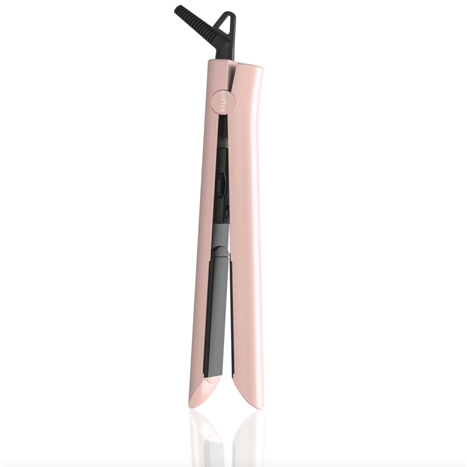 Cortex Beauty 1" 100% Solid Ceramic Ionic & Far-Infrared Technology Flat Iron