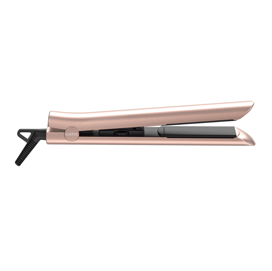 Cortex Beauty 1" 100% Solid Ceramic Ionic & Far-Infrared Technology Flat Iron