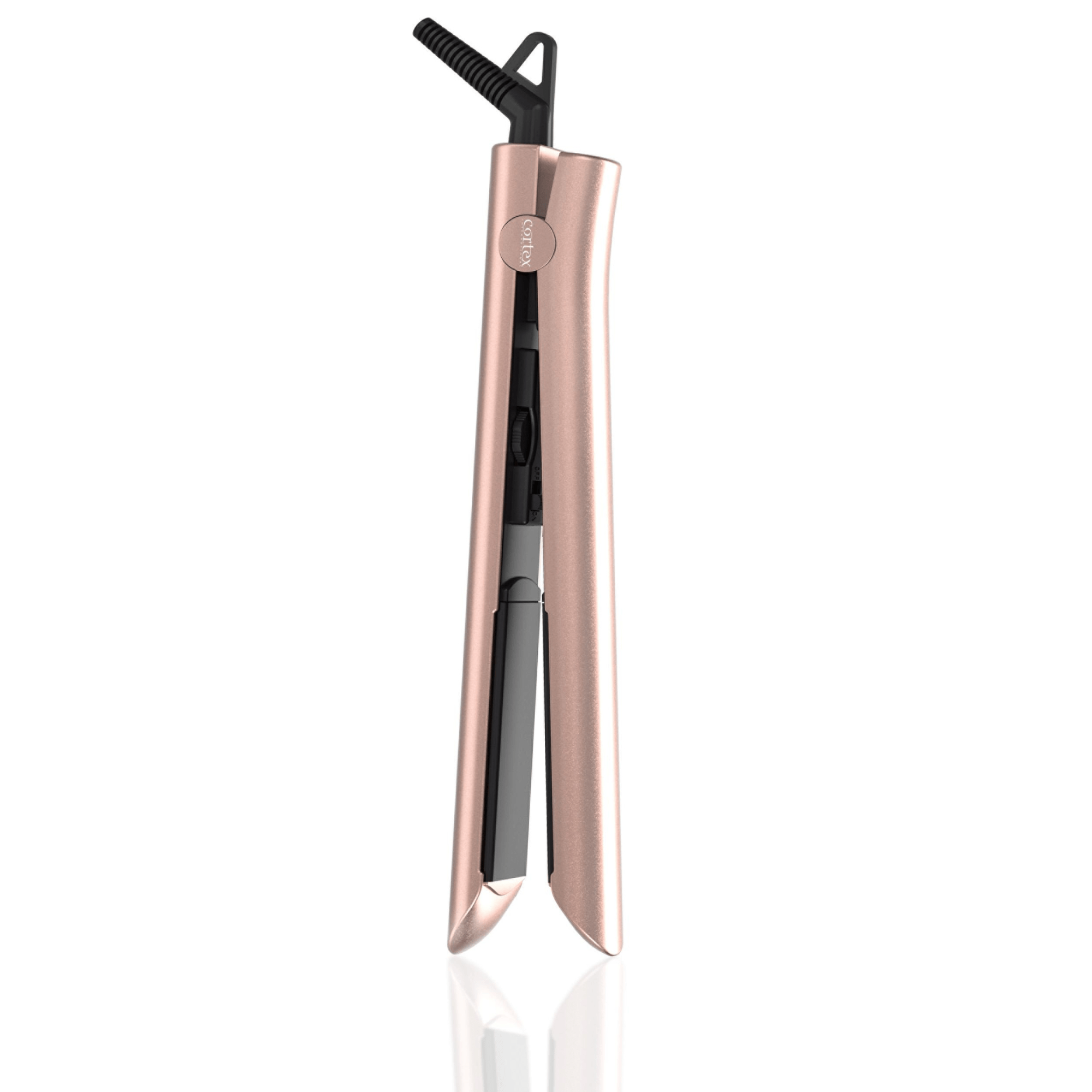Cortex Beauty 1" 100% Solid Ceramic Ionic & Far-Infrared Technology Flat Iron
