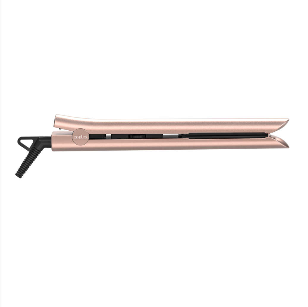 Cortex Beauty 1" 100% Solid Ceramic Ionic & Far-Infrared Technology Flat Iron