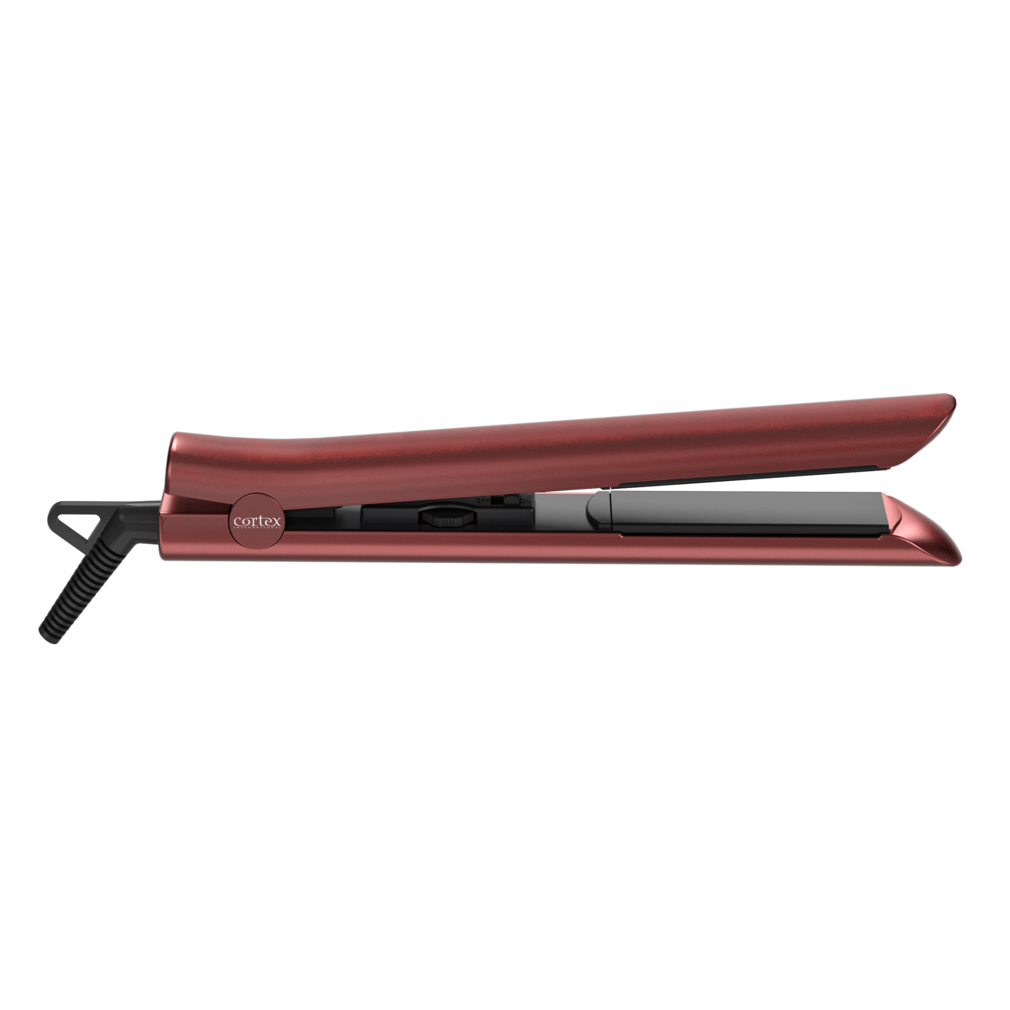 Cortex Beauty 1" 100% Solid Ceramic Ionic & Far-Infrared Technology Flat Iron