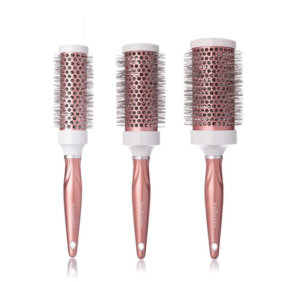 Cortex Beauty 2", 2.4", & 3" Ionic Ceramic Thermal Brush Set