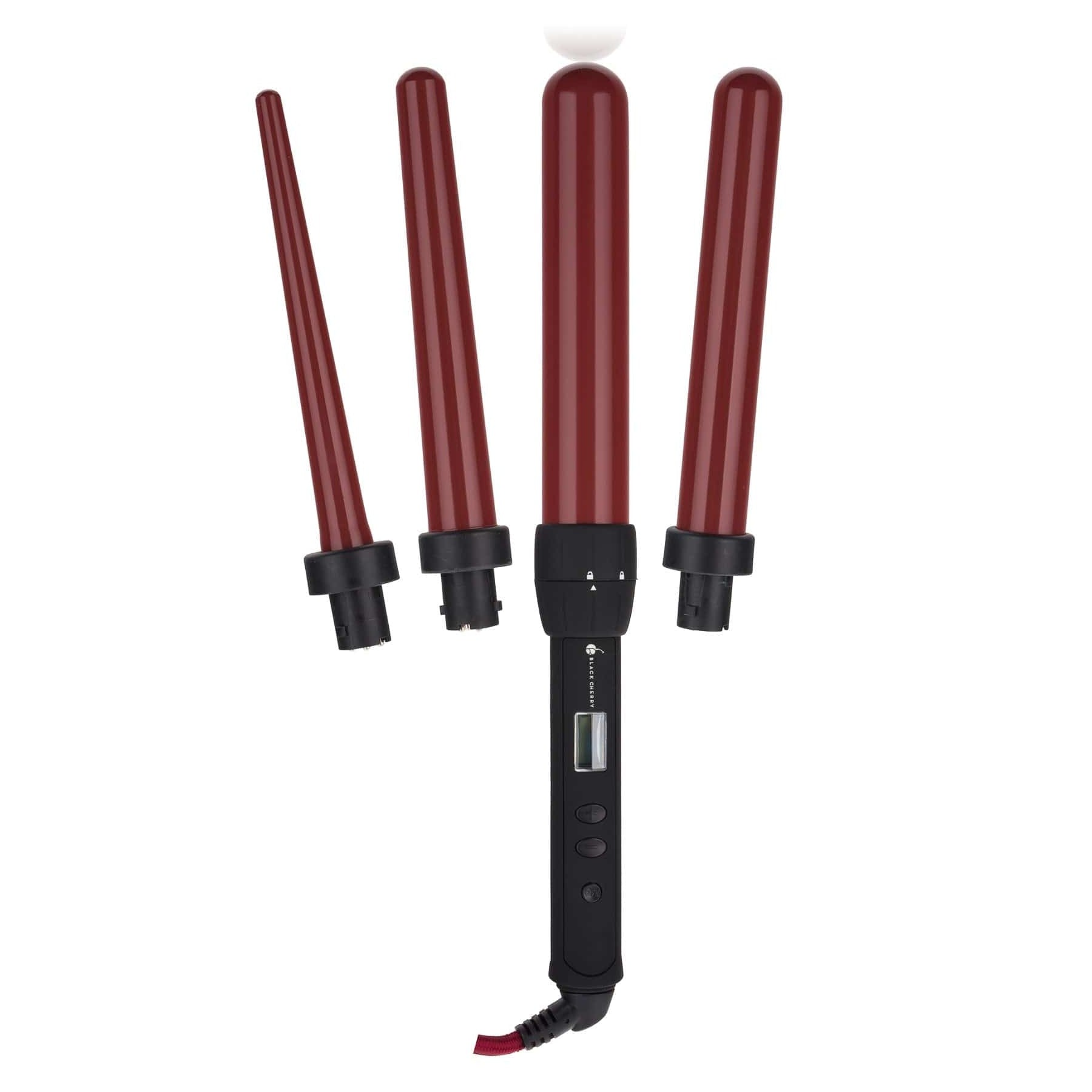Cortex Beauty 4-IN-1 Curling Wand Set with Thermolon Plates