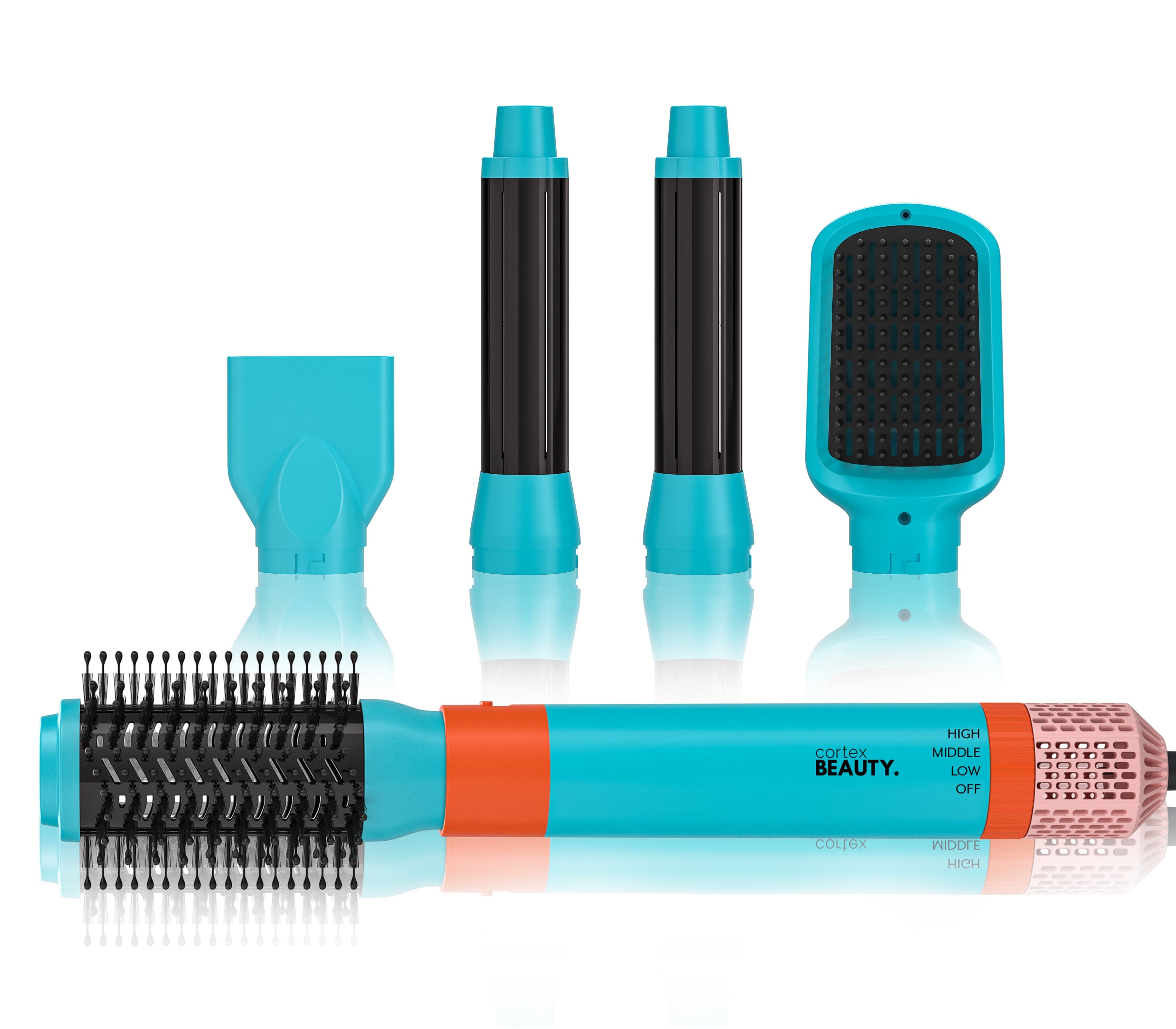Cortex Beauty Aqua Orange AirFusion | 5 in 1 Multistyler