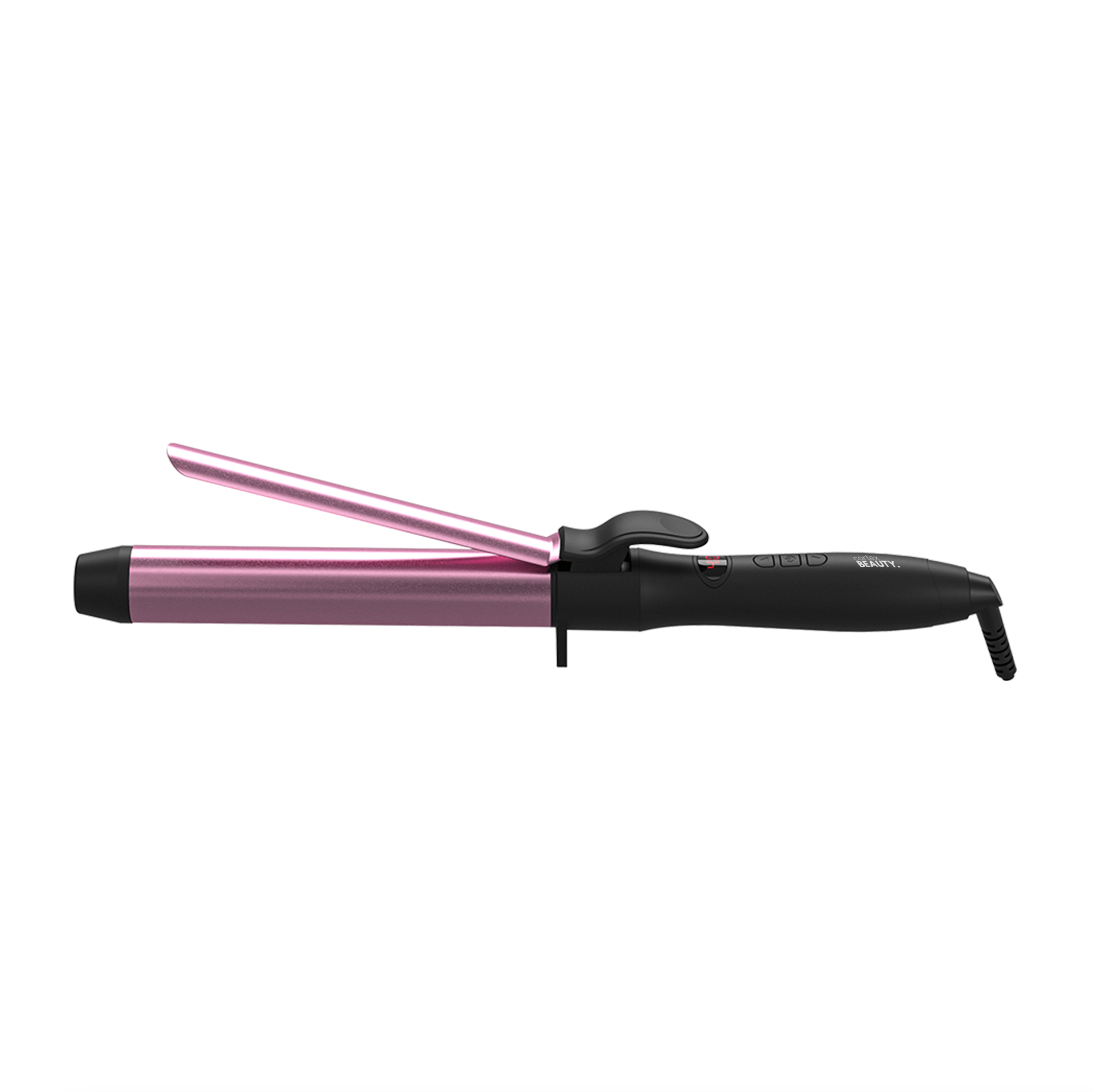Cortex Beauty Black/ Blush Pink 1.25" Extra Long Curling Wand