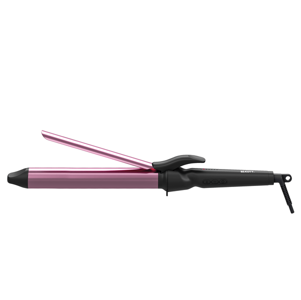 Cortex Beauty Black/ Blush Pink 1.25” PRO Barrel Extra - Long Curling Iron