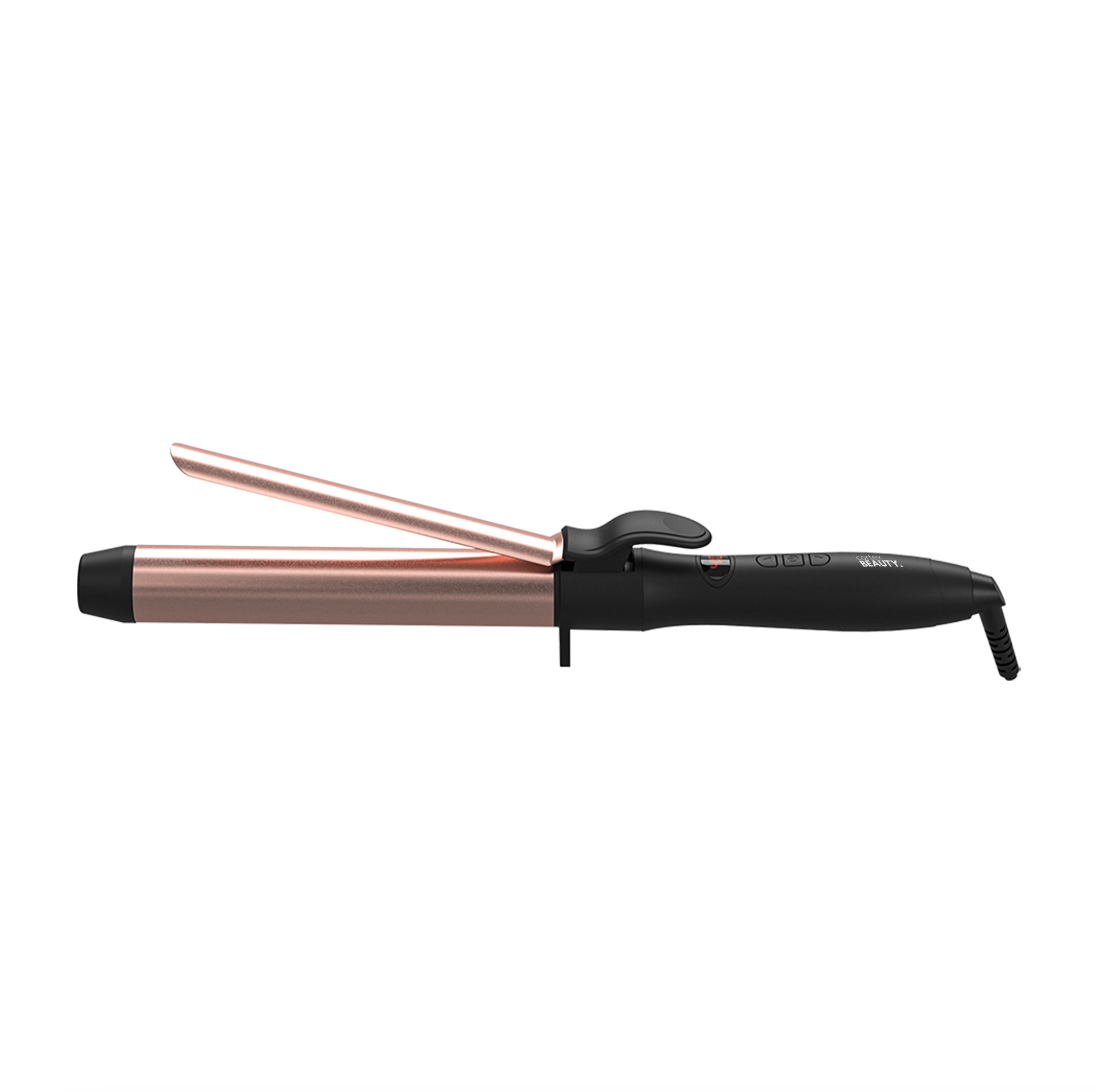 Cortex Beauty Black/ Rose Gold 1.25" Extra Long Curling Wand