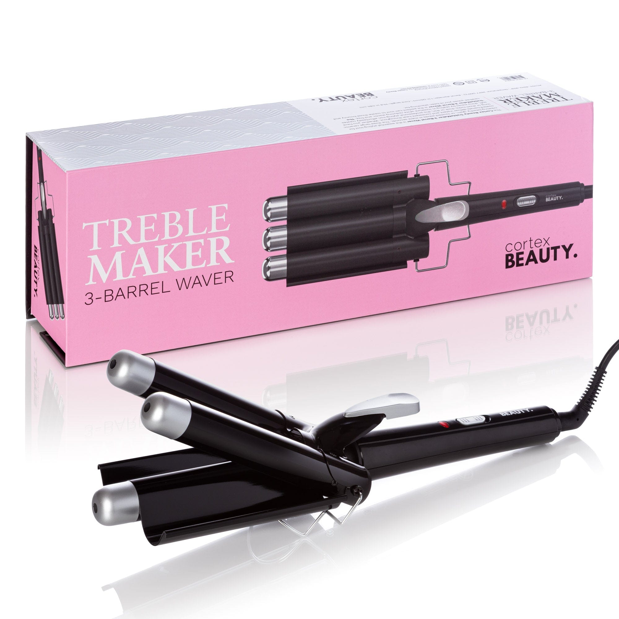 Cortex Beauty Black TrebleMaker | 3-Barrel Waver