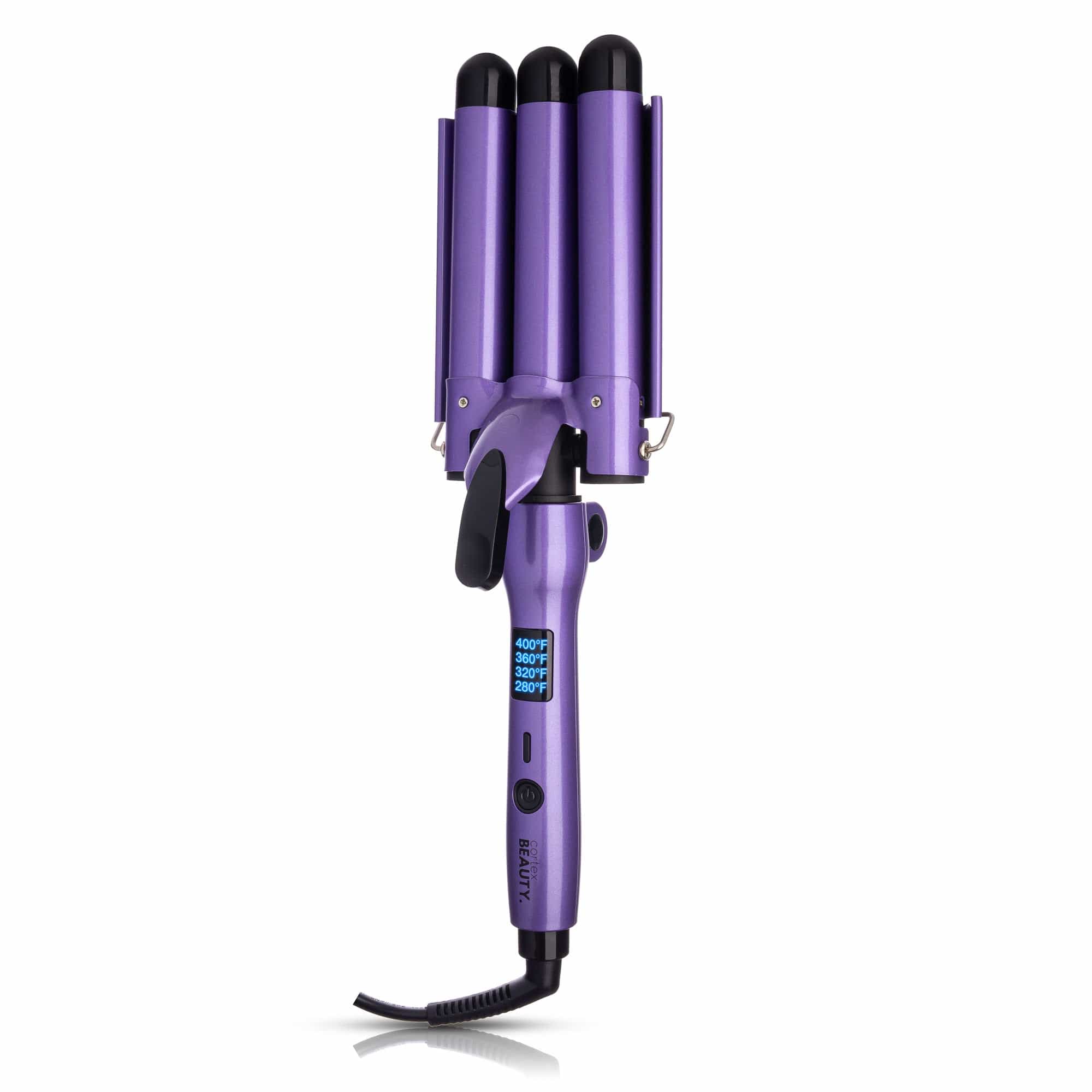 Cortex Beauty Cortex Beauty: Digital and Foldable 1" Three Barrel Waver