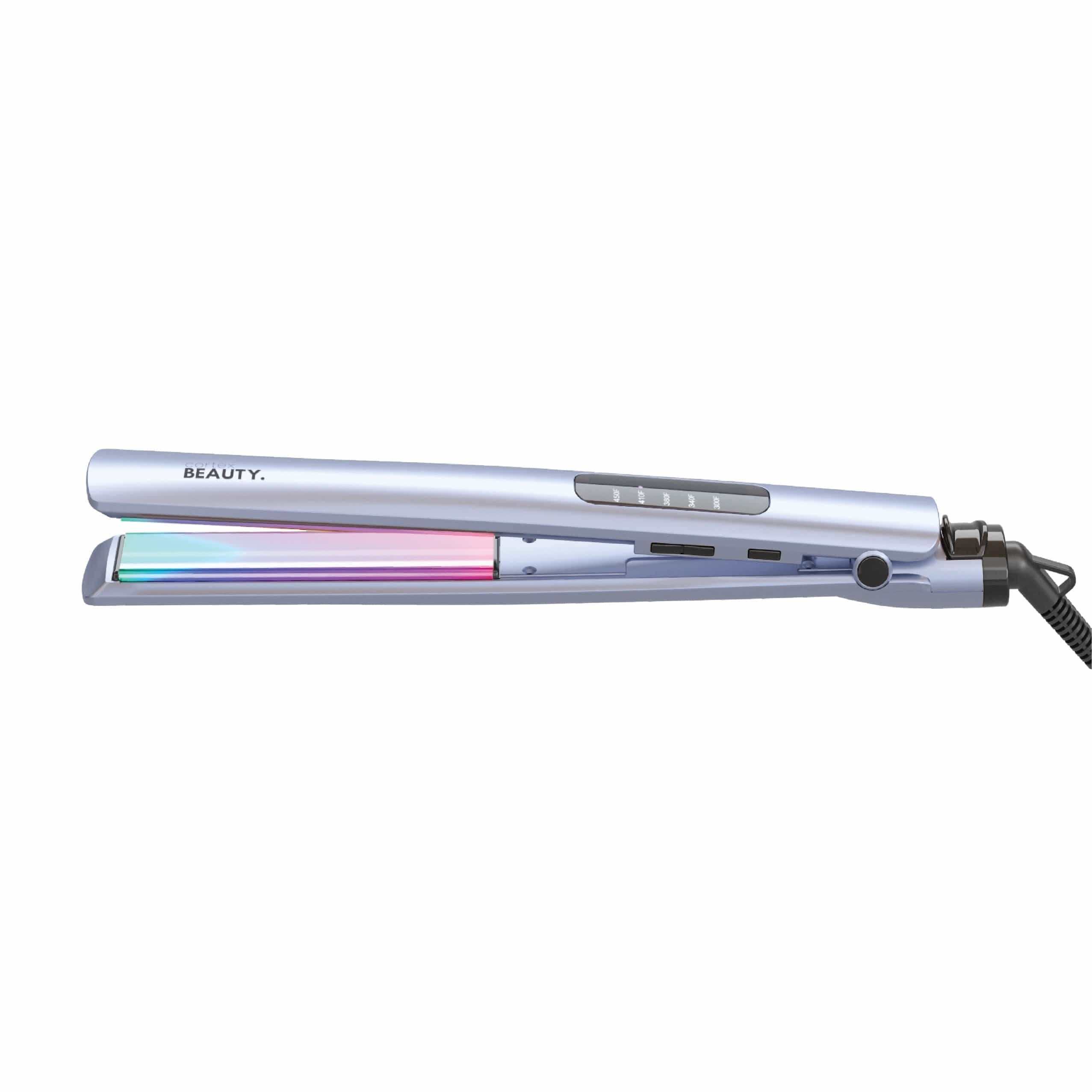 Cortex Beauty Powder Blue with Black Plates UltraSlim | 1" Digital Flat Iron