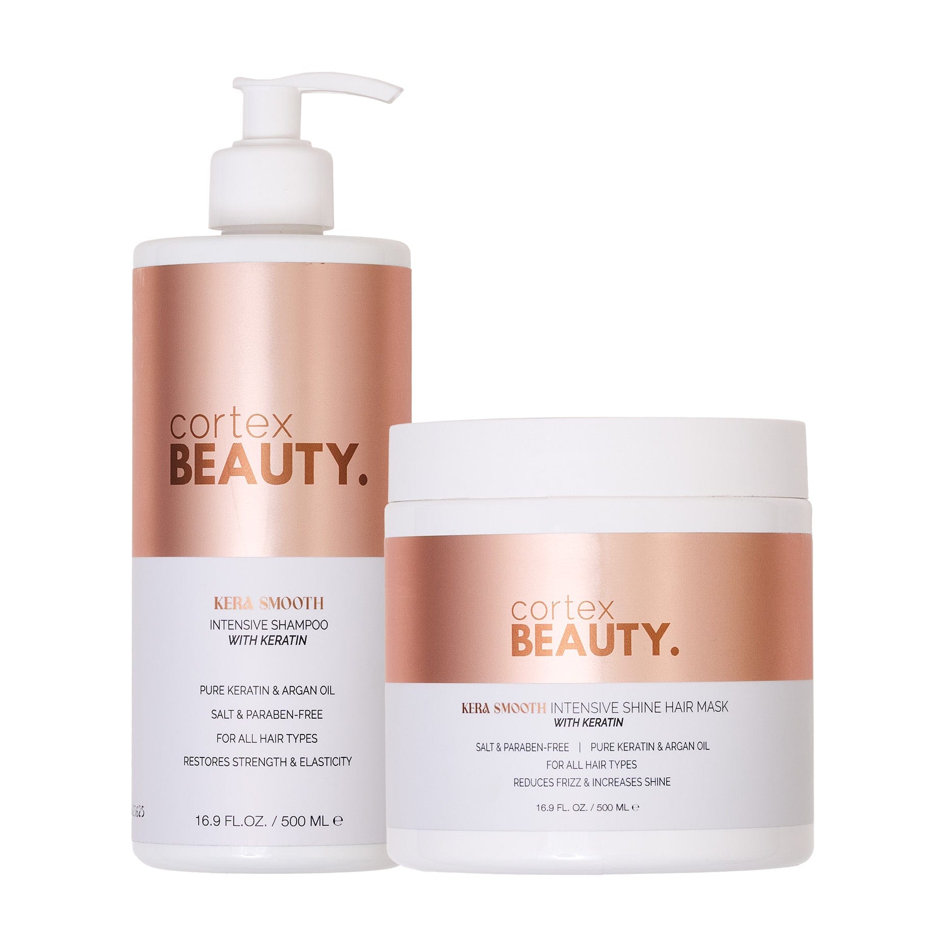 Pure Keratine Intensive Set (Shampoo + Mask) – Cortex Beauty