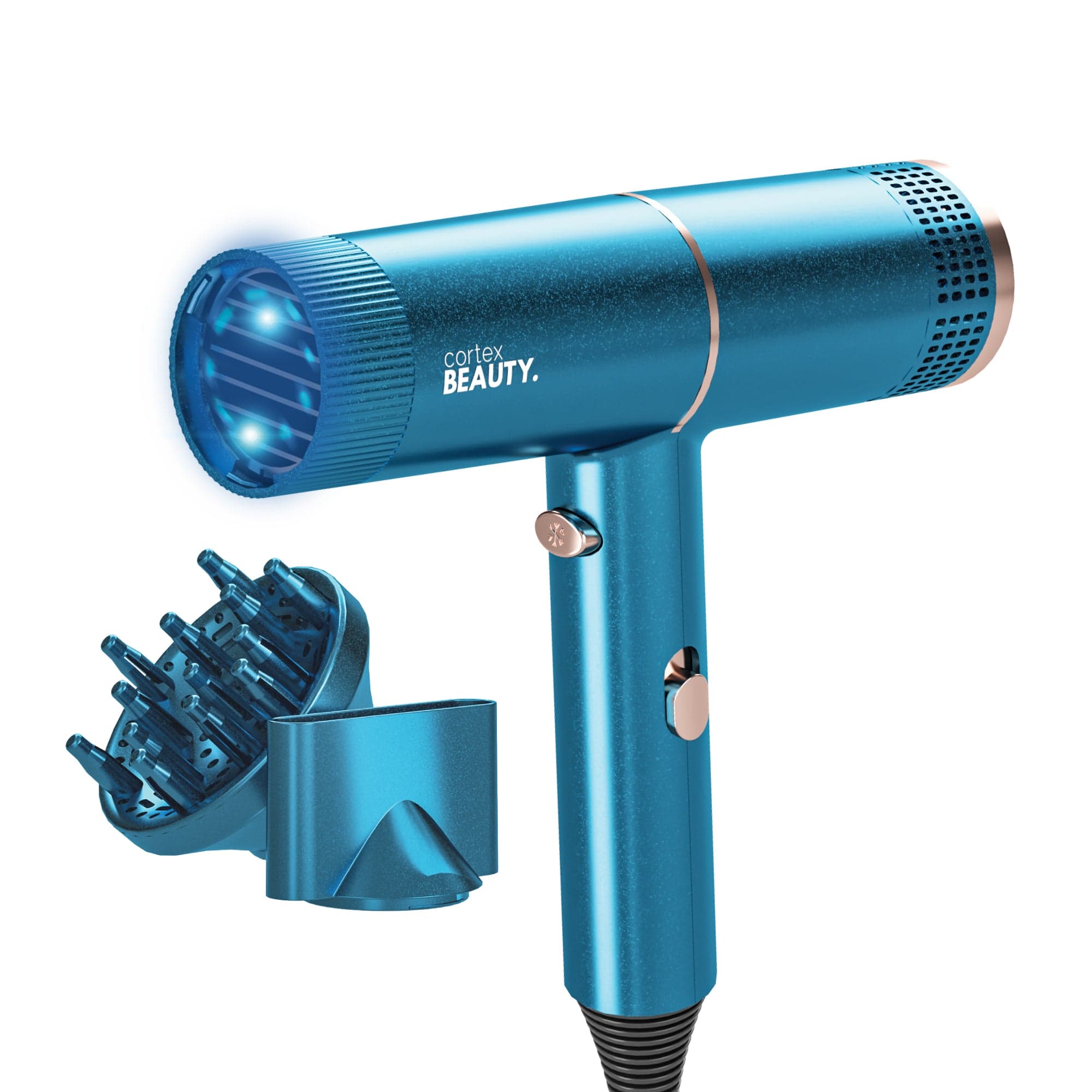 Cortex Beauty Turquoise TurboBlade | Blue Ionic Technology for Pro Performance Drying