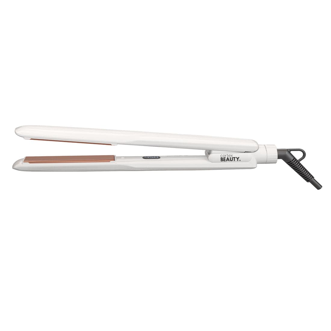 Cortex Beauty White/Rose Gold FLAT OUT Fabulous 1” Digital Flat Iron