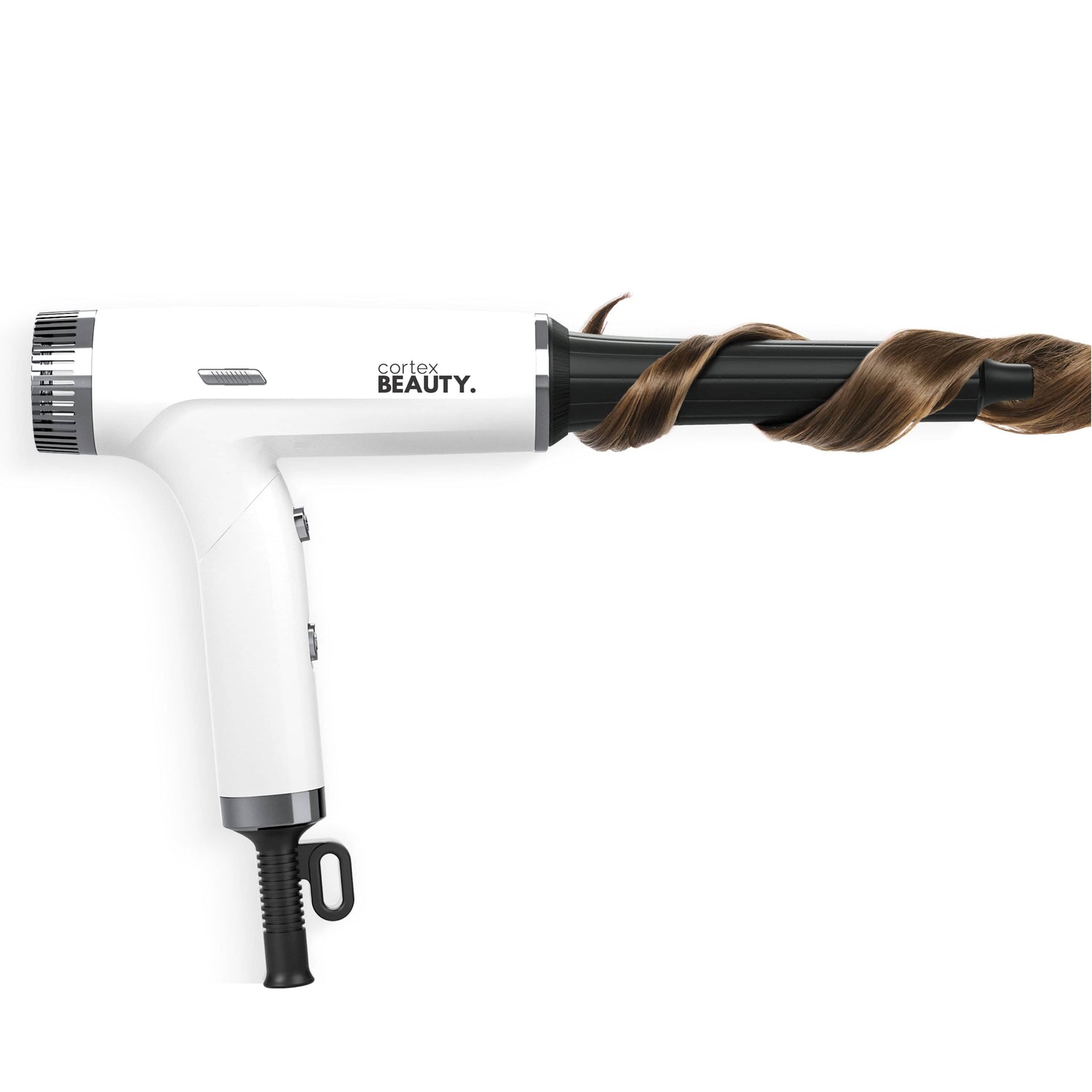 Cortex Beauty White Sleek Fold | Foldable Travel Dryer