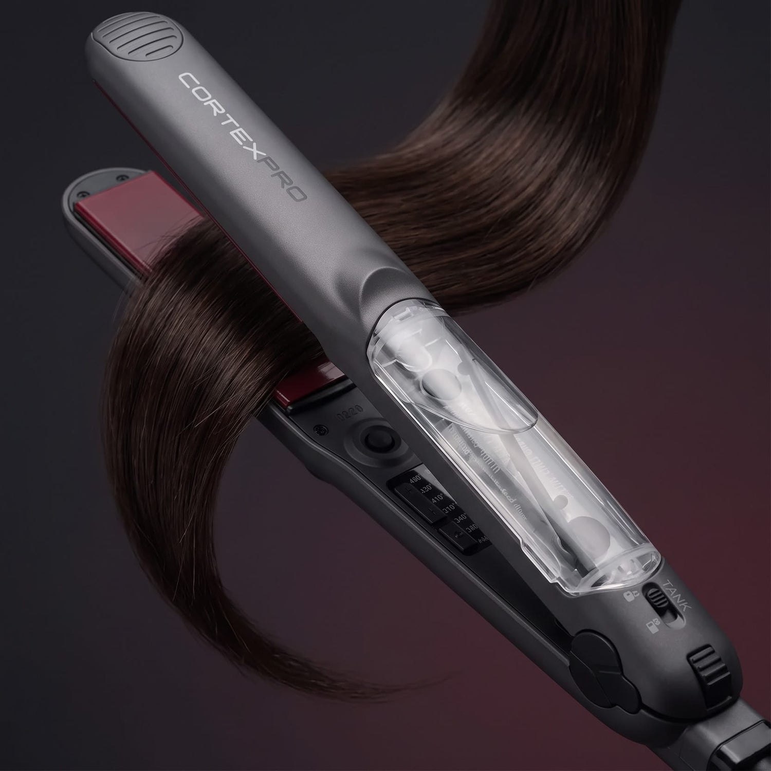 ProSteamer | 1.25" Thermolon Argan Infusion Vapor Flat Iron With 1 Argan Oil Refill