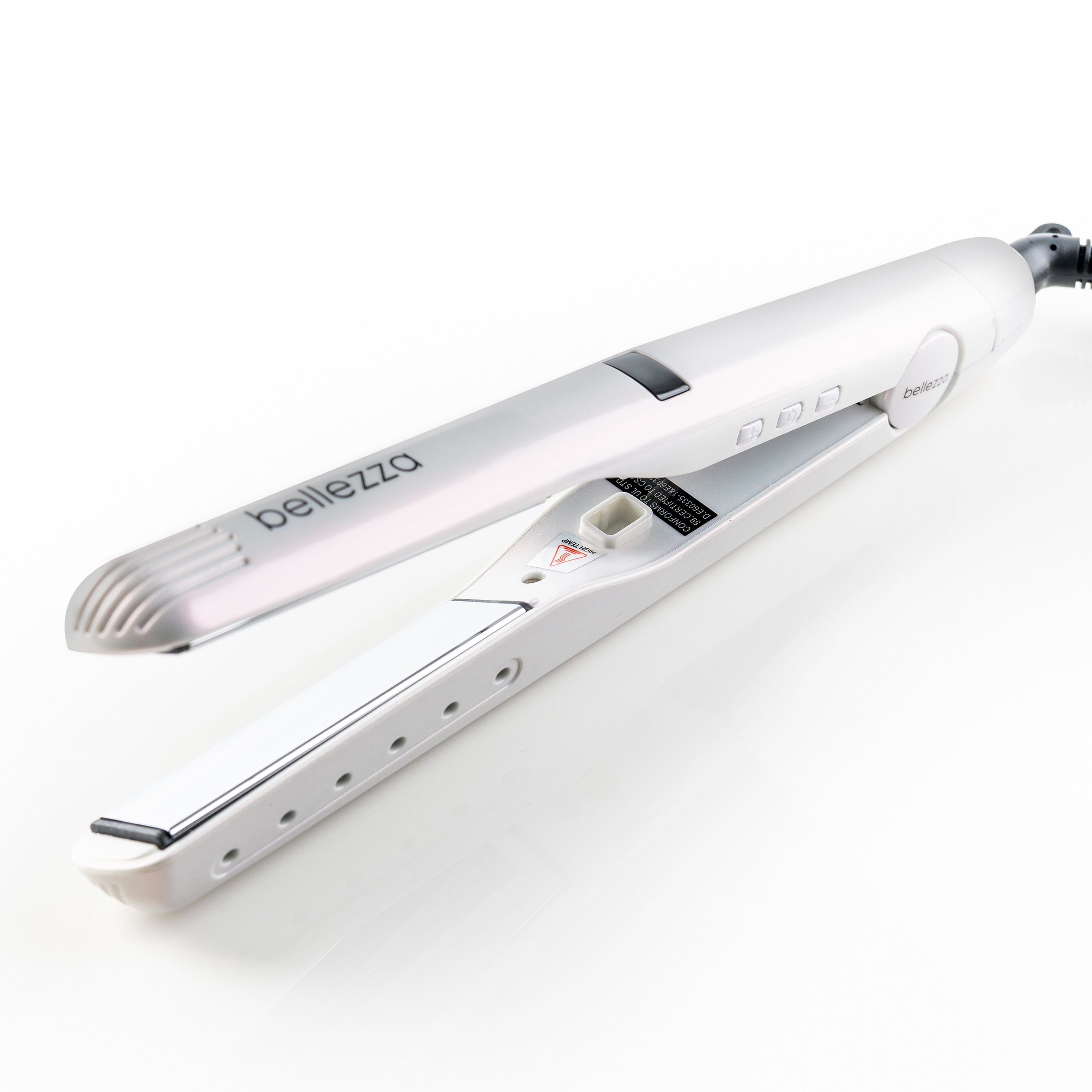 Bellezza The Complete 2-in-1 Digital Iron - Straighten, Flip, & Curl without Changing Tools