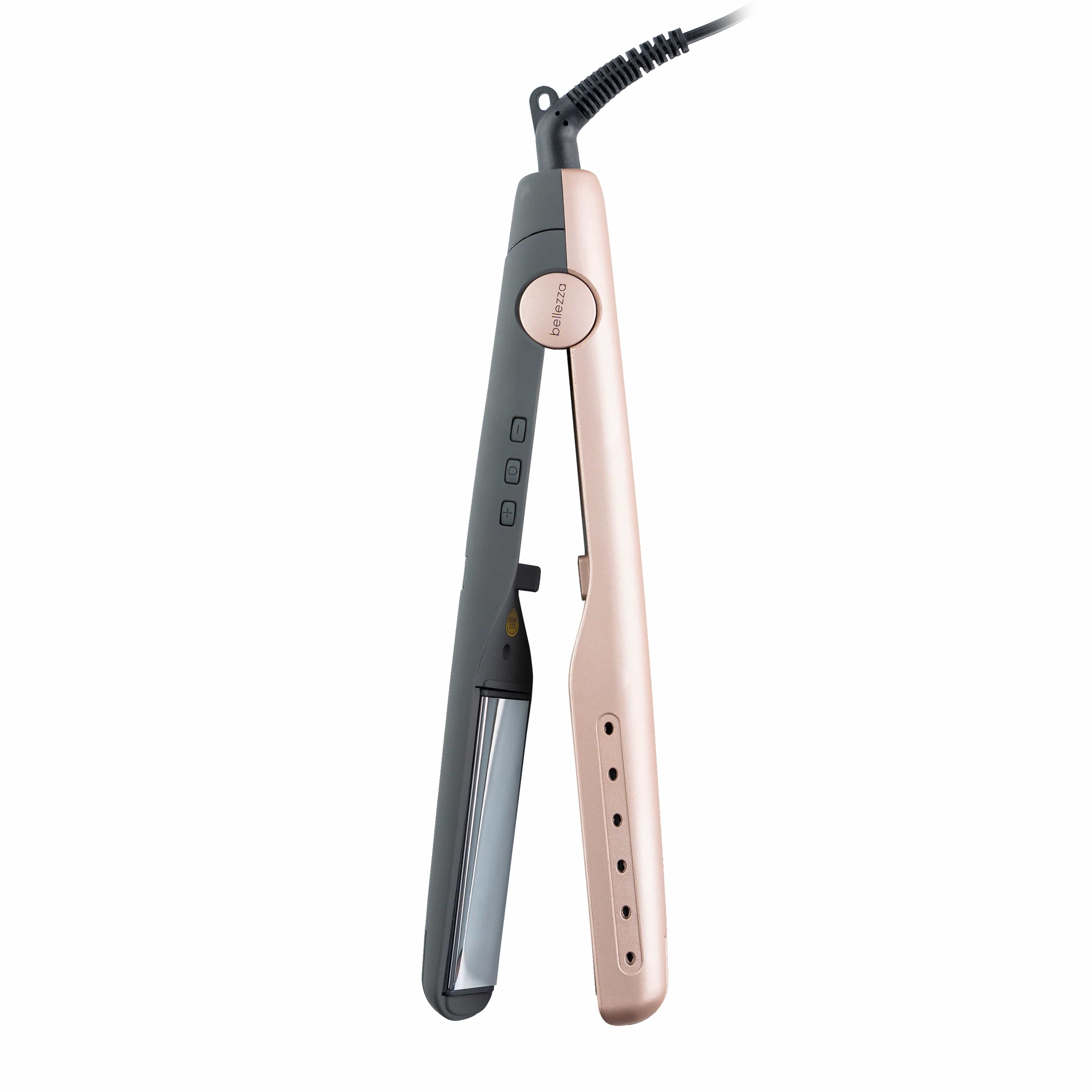 Bellezza The Complete 2-in-1 Digital Iron - Straighten, Flip, & Curl without Changing Tools