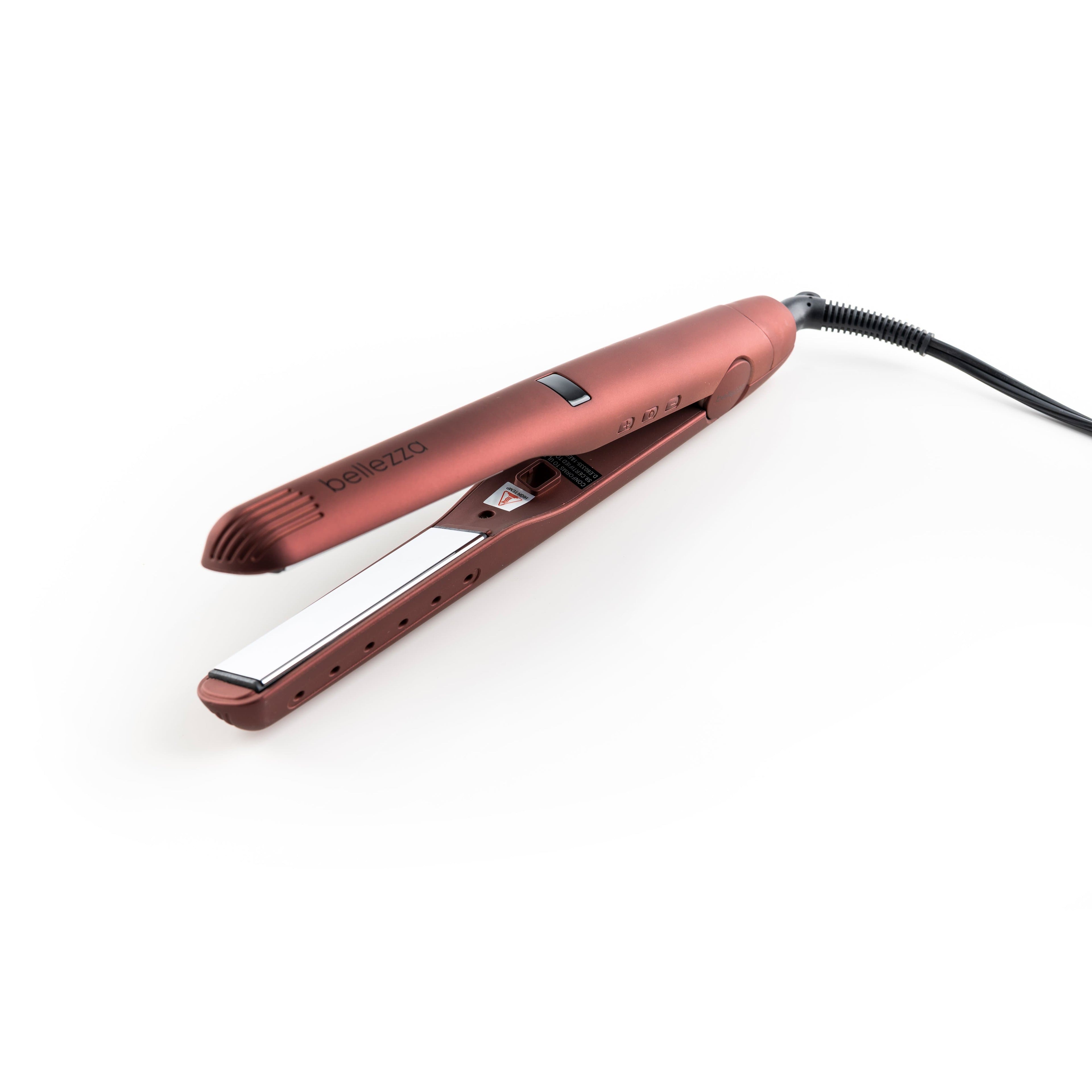 Bellezza The Complete 2-in-1 Digital Iron - Straighten, Flip, & Curl without Changing Tools