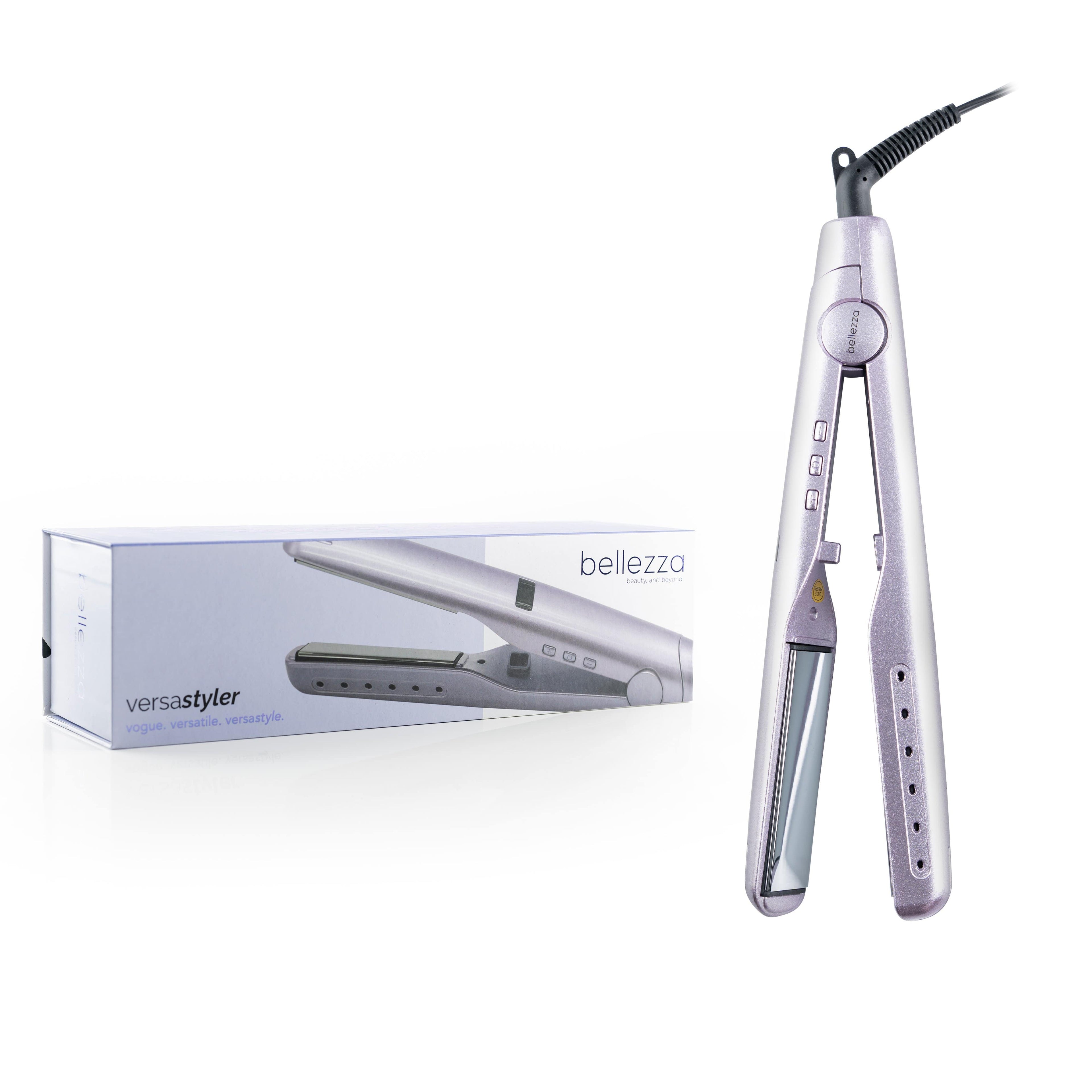 Bellezza The Complete 2-in-1 Digital Iron - Straighten, Flip, & Curl without Changing Tools