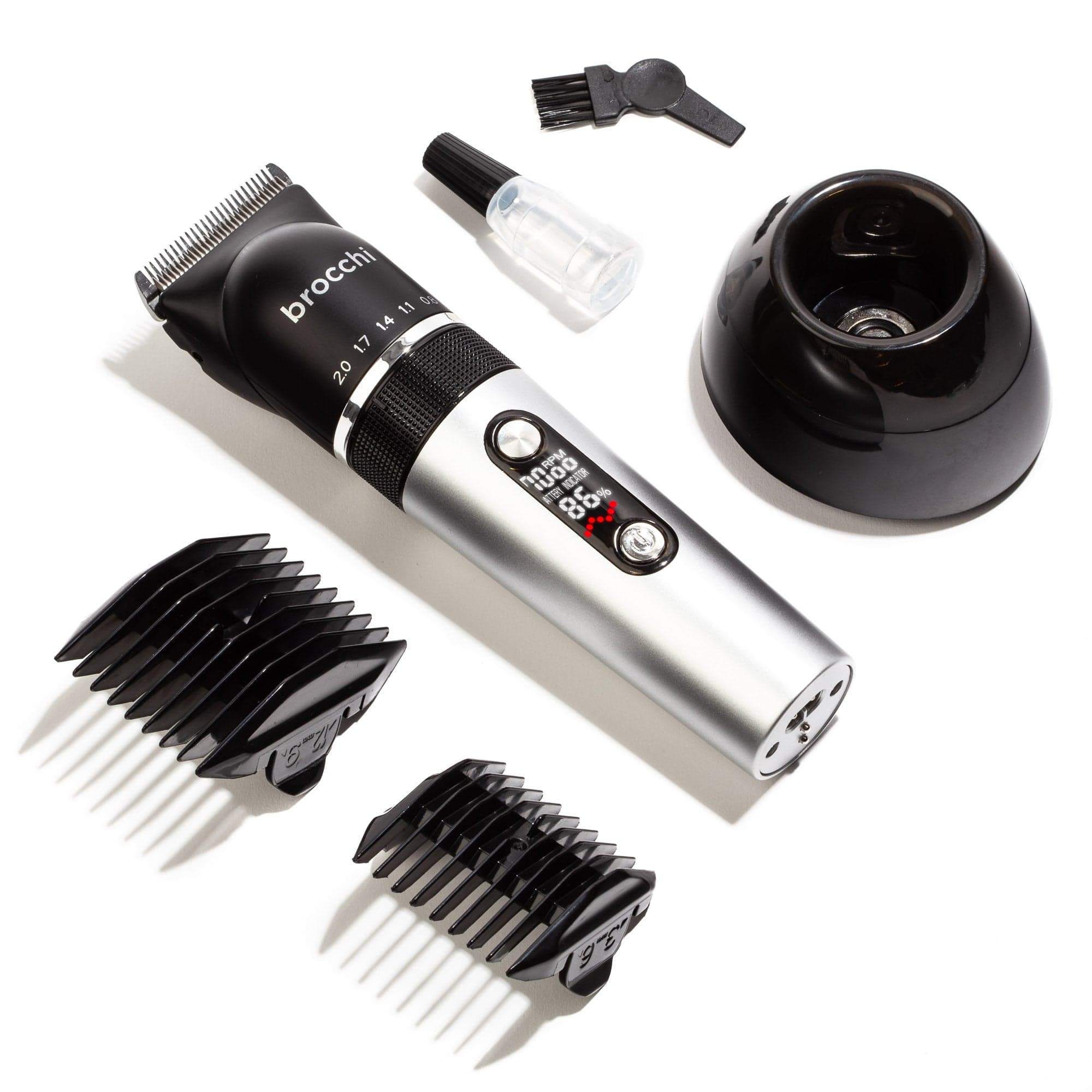 Brocchi Clipper Pro - Digital Face and Body Hair Trimmer