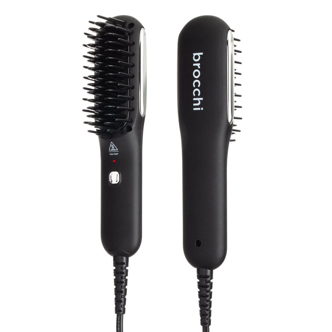 Brocchi LED Styling Straightening Brush for Men