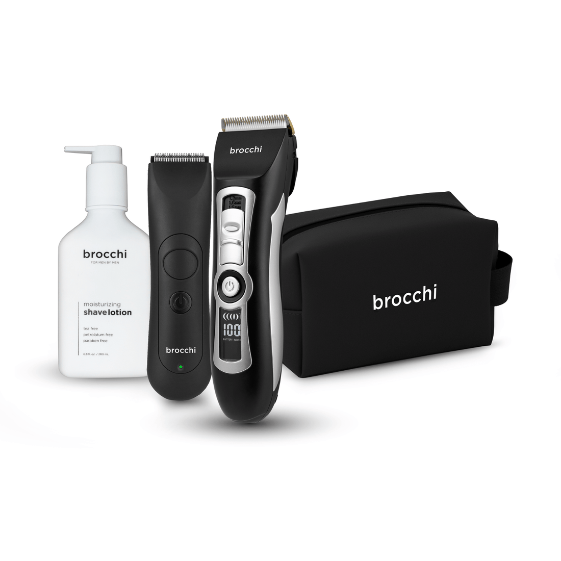 Cortex Beauty Shaving Bundle | 2 Trimmers, Shave Lotion & Bag Included