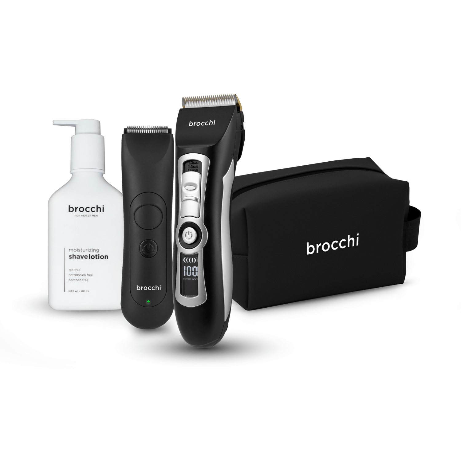 Cortex Beauty Shaving Bundle | 2 Trimmers, Shave Lotion & Bag Included