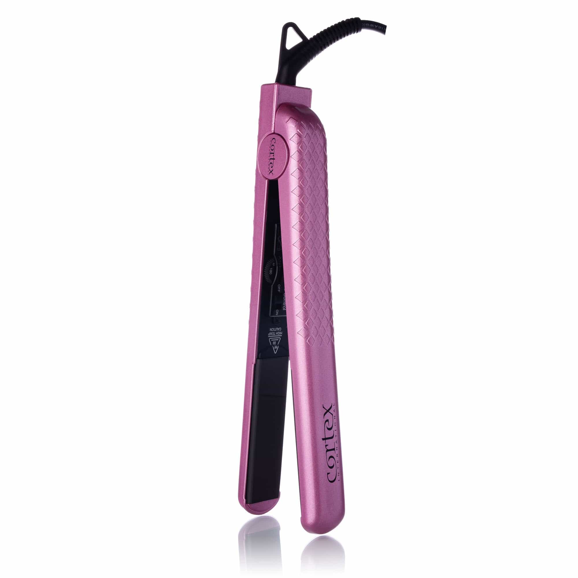 Cortex International The Collection - 1.25" 100% Solid Ceramic Ionic & Far-Infrared Technology Flat Iron