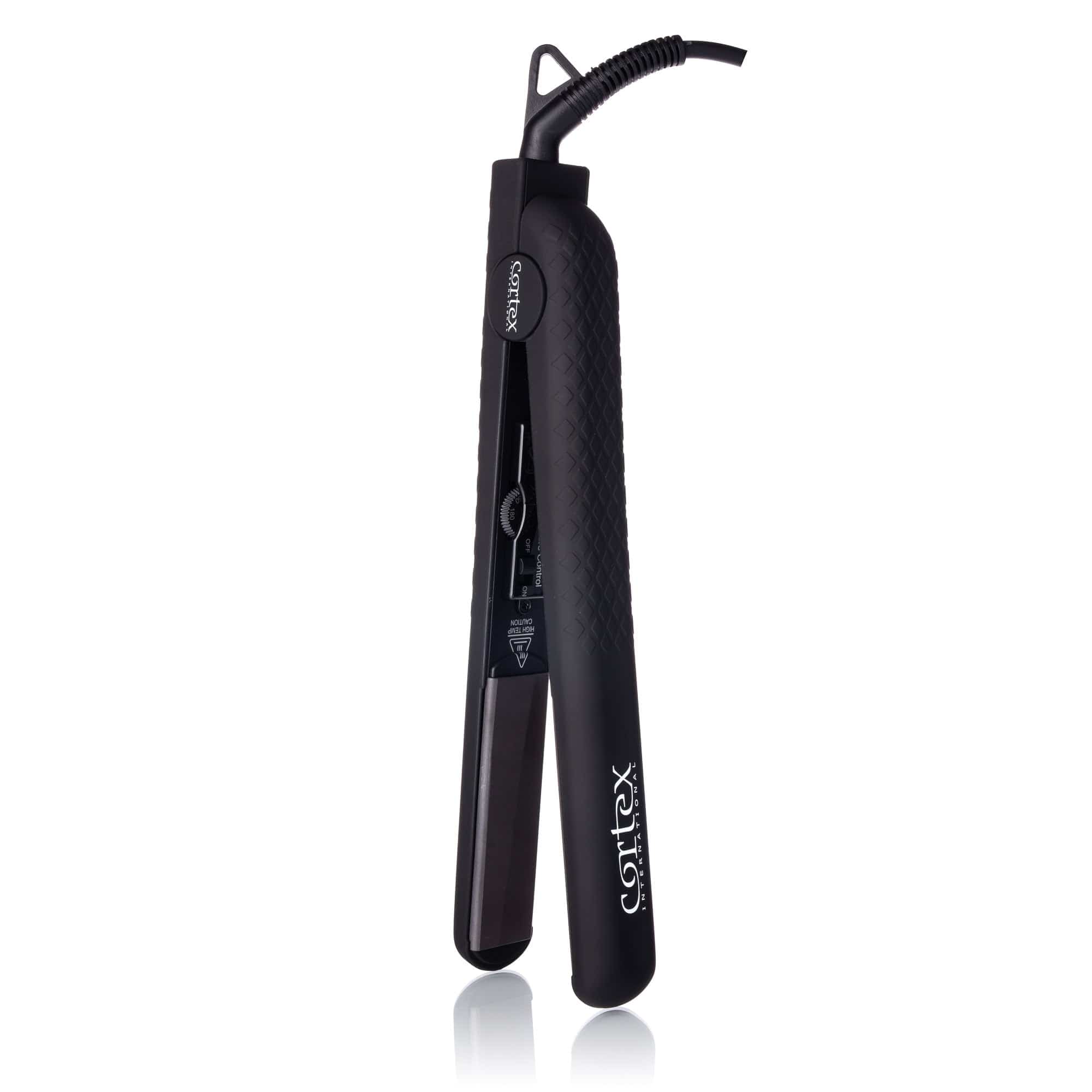 Cortex International The Collection - 1.25" 100% Solid Ceramic Ionic & Far-Infrared Technology Flat Iron