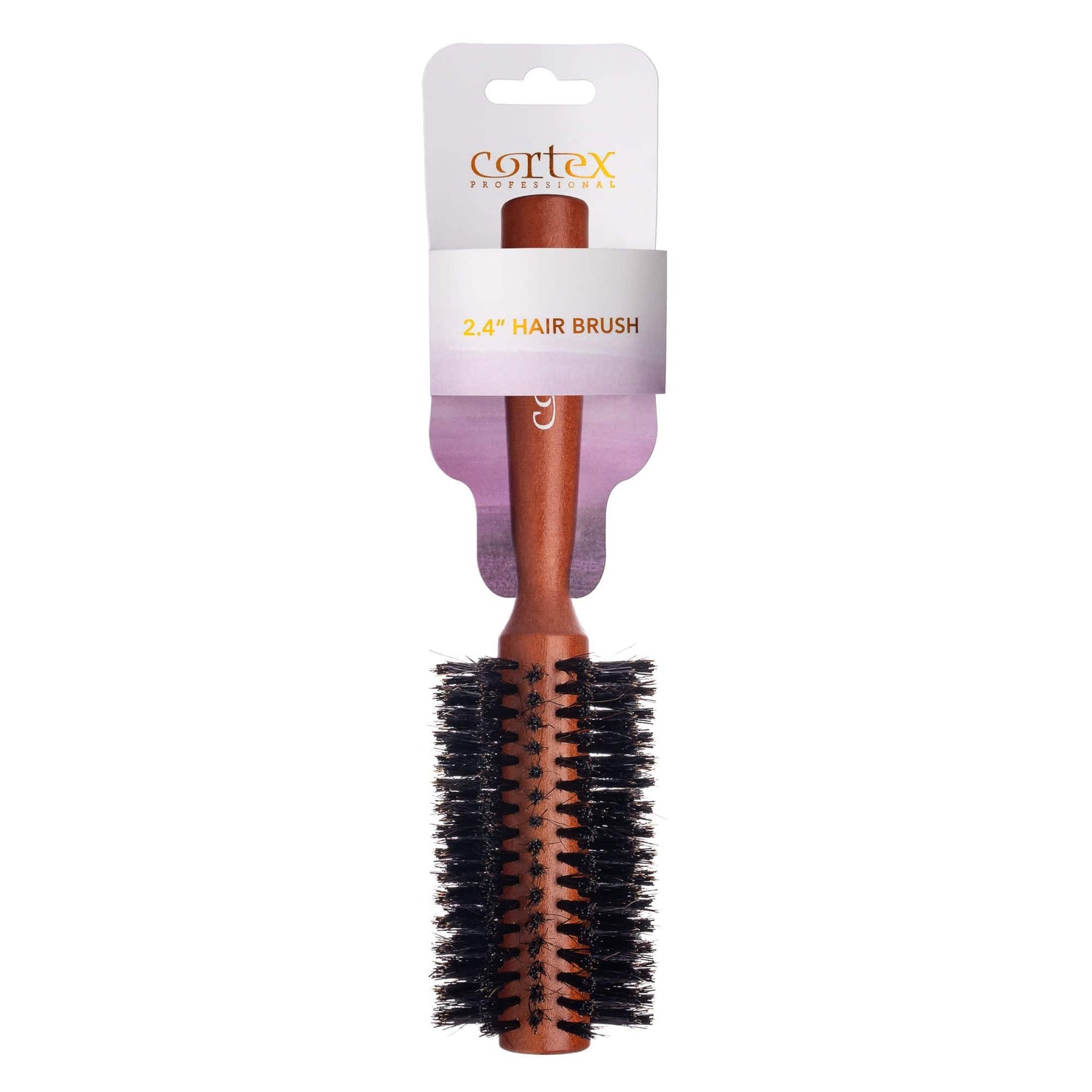 Cortex International Wood Boar Bristle Round Brush