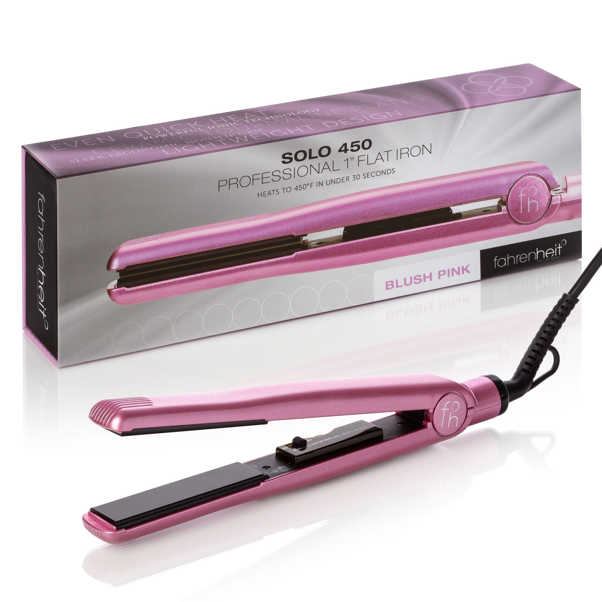 Fahrenheit° Blush Pink SOLO 450 Professional 1" Flat Iron