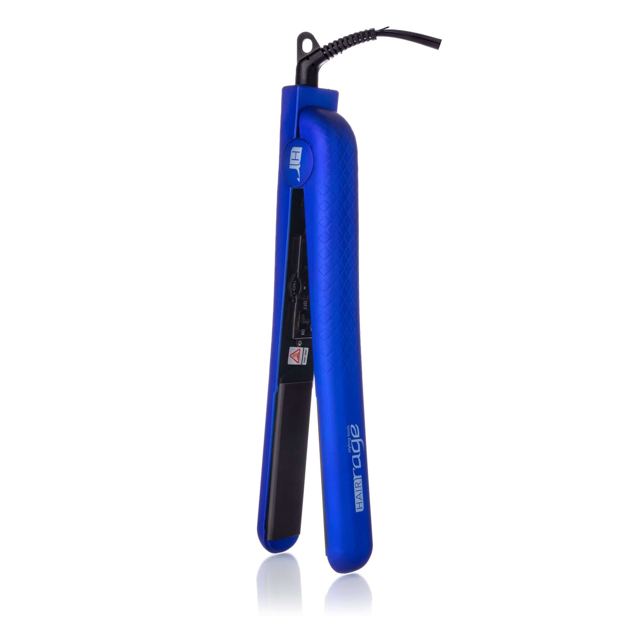 Hair Rage Black Tourmaline Gemstone Plated 1.25 Ceramic Flat Iron