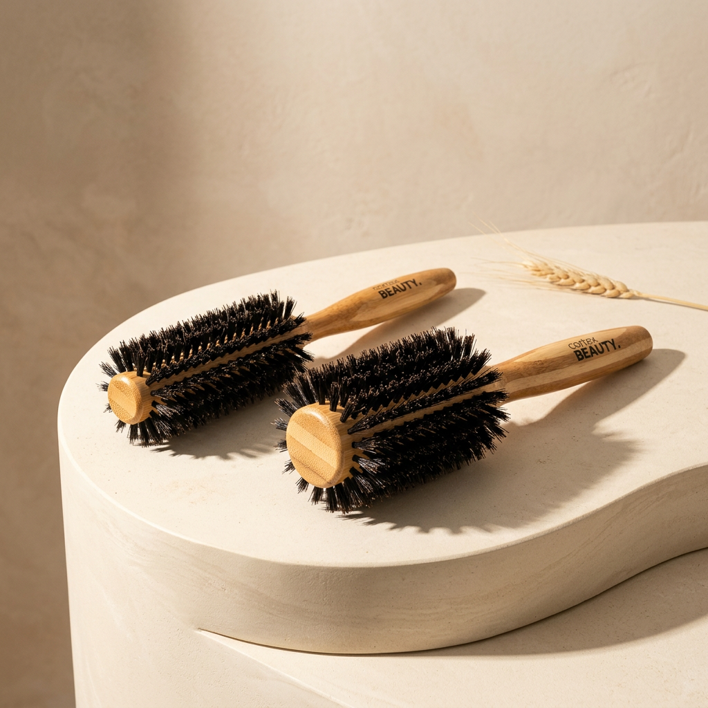 Bamboo Styling Brush Duo