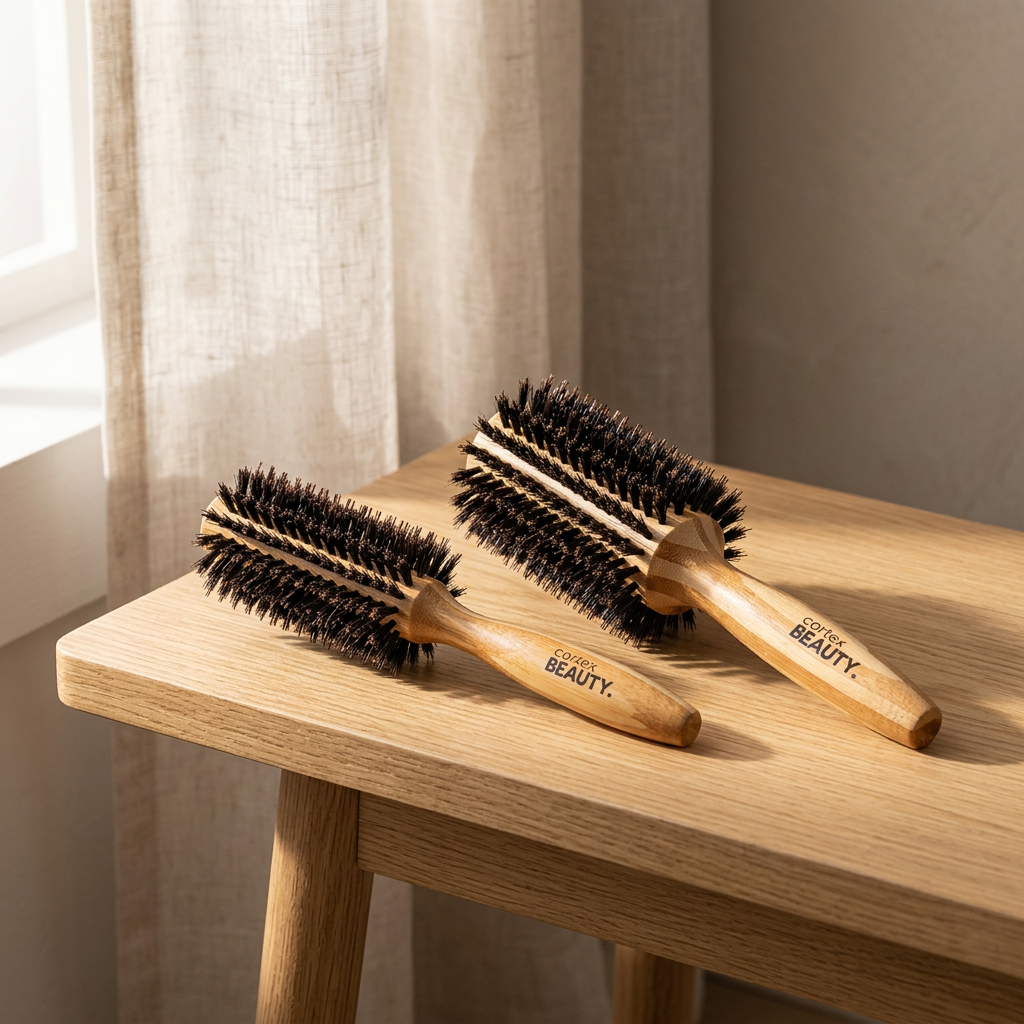 Bamboo Styling Brush Duo