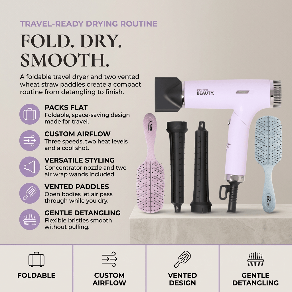 Travel Dryer + Wheat Straw Duo