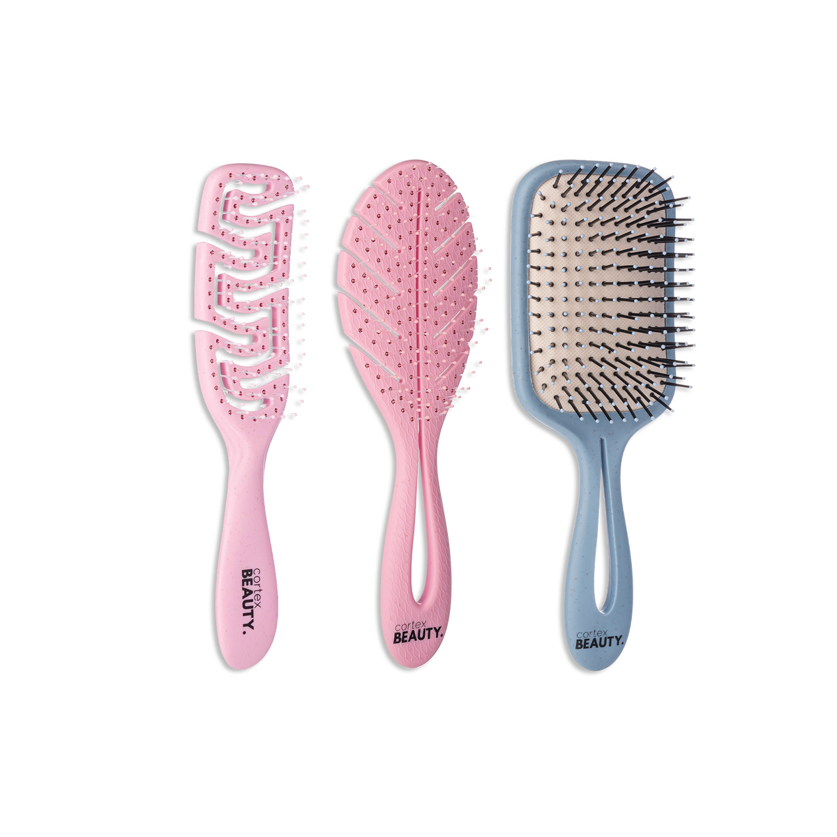 Recycled Detangling Brush Set