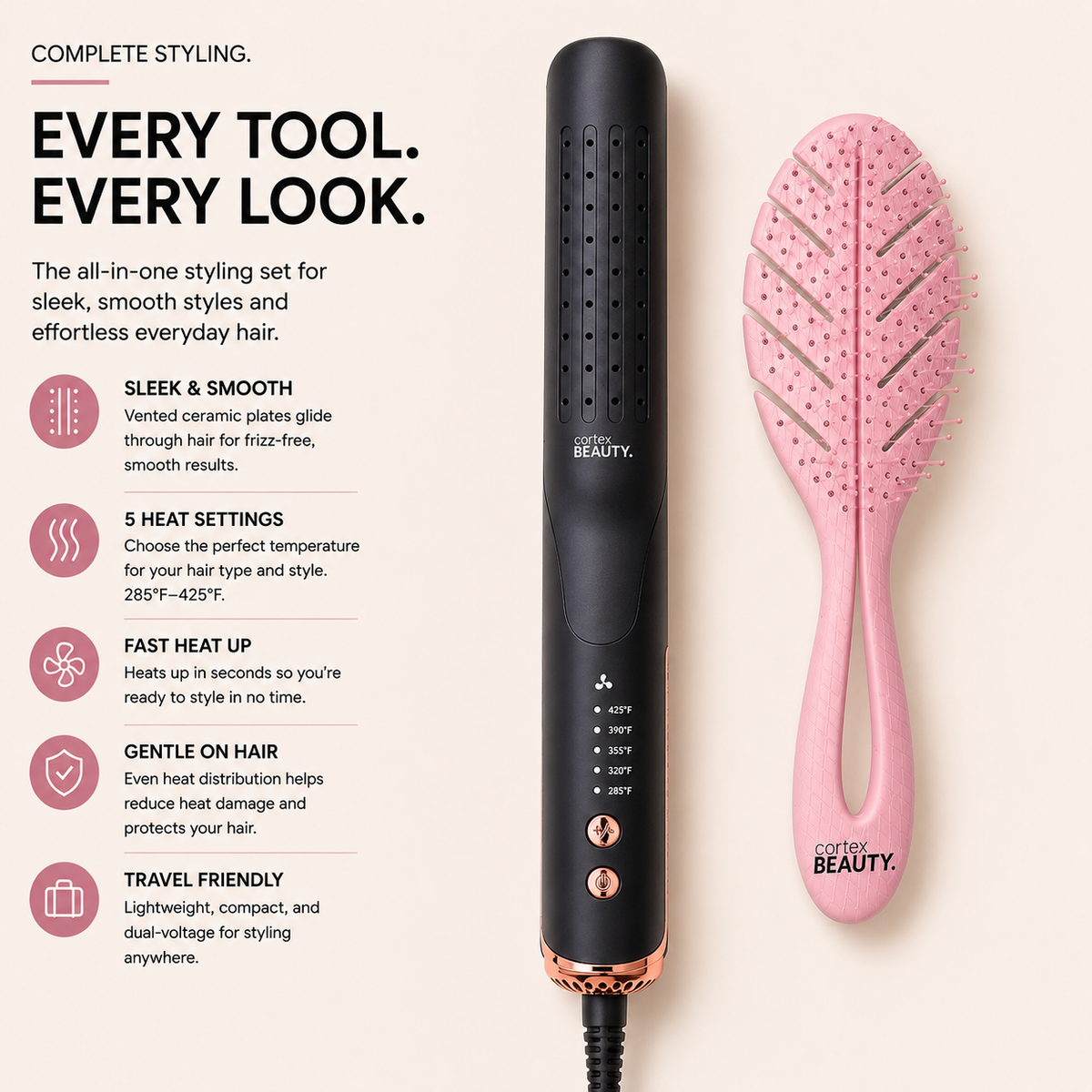 AirGlider & Detangler Set