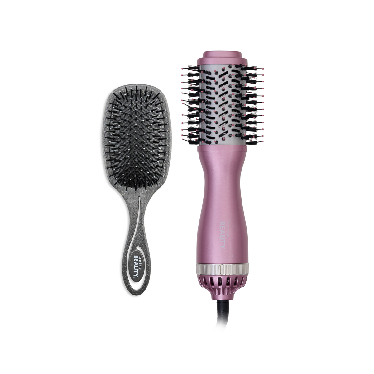 Mini Blowout & Cushion Brush Set - Blush Pink