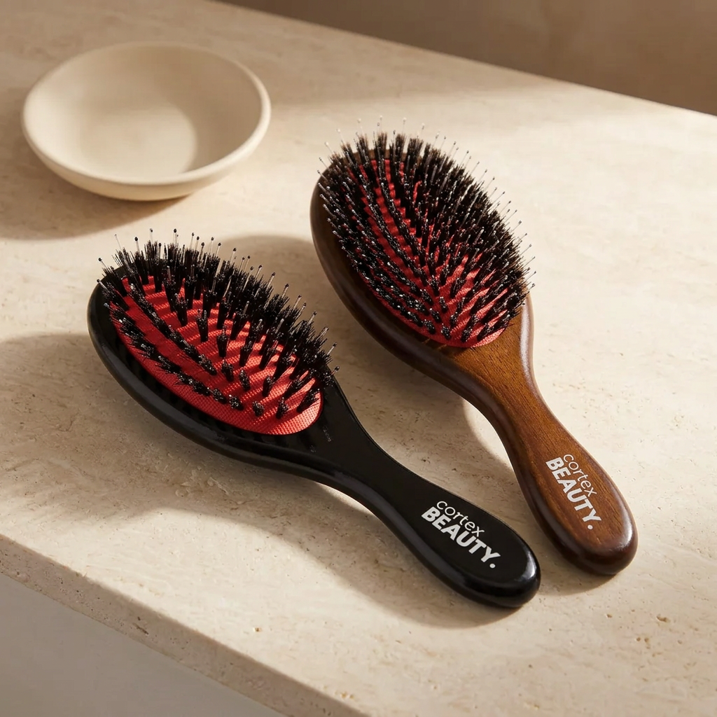 Wooden Oval Brush Duo