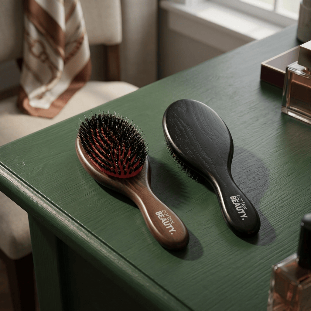 Wooden Oval Brush Duo