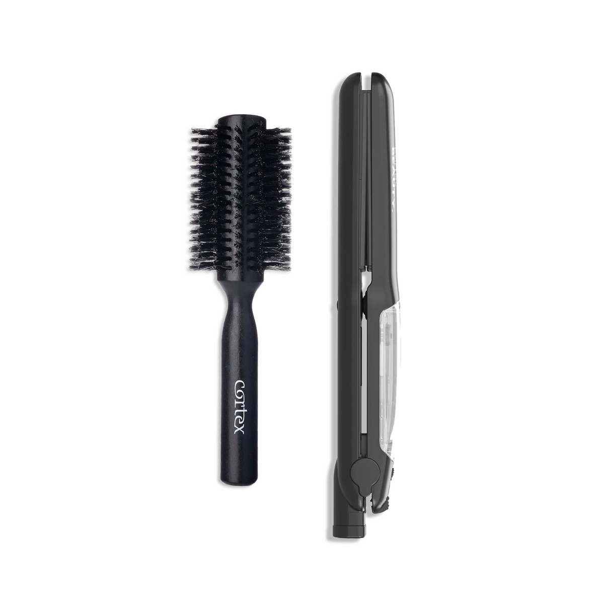 PROSteamer & Boar Brush Set - Black