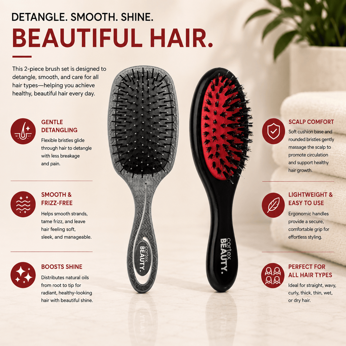 Travel Brush Duo