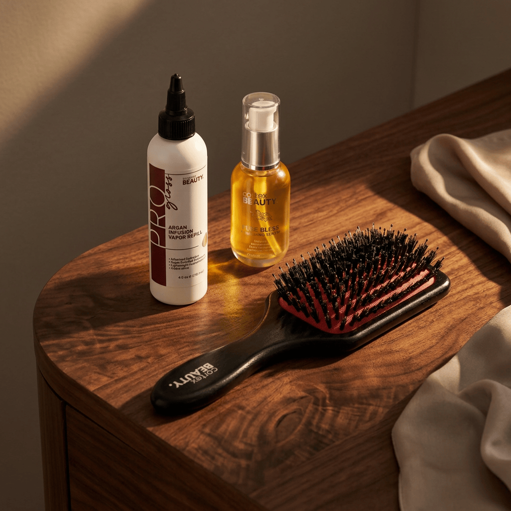 Wooden Paddle Argan Ritual