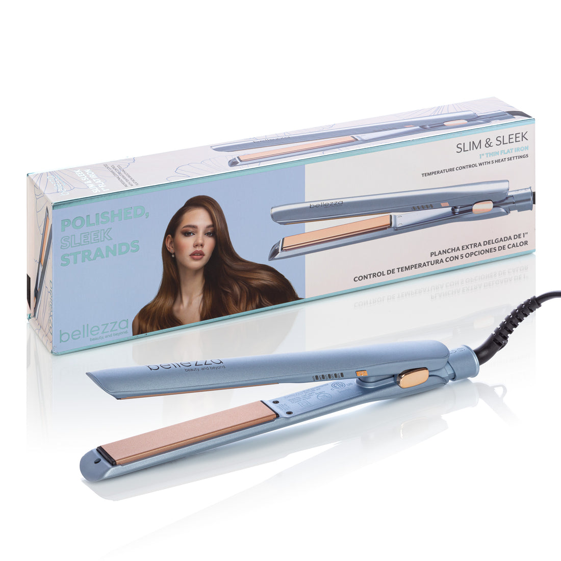 Slim &amp; Sleek | 1&quot; Temperature Control Flat Iron