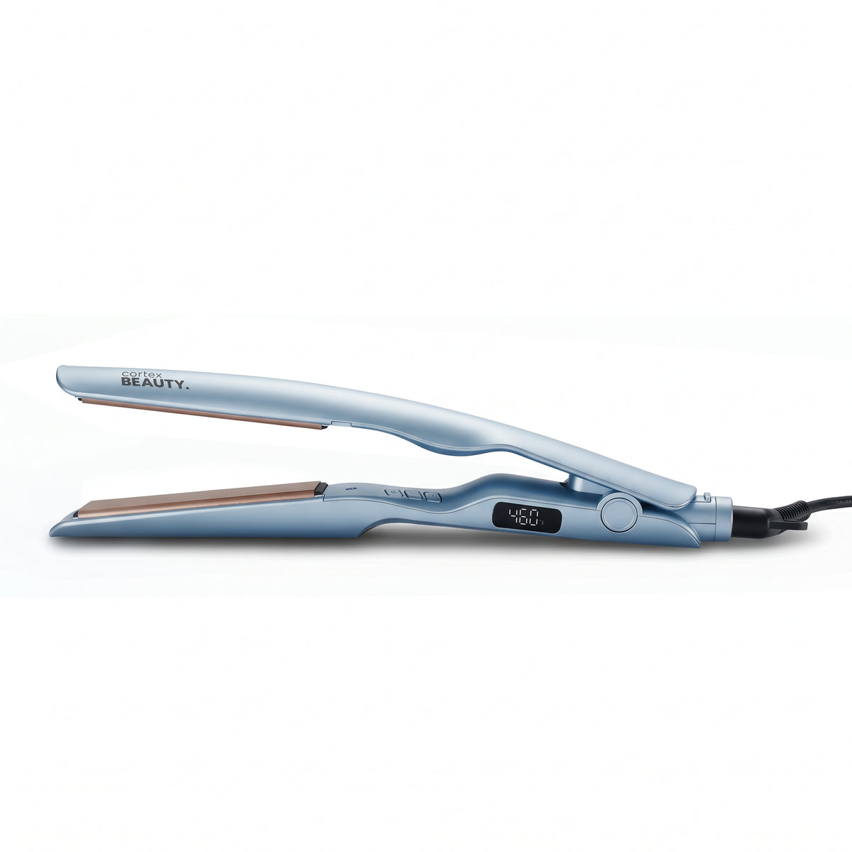 Powder Blue Pressed Perfection 1-inch digital ceramic flat iron