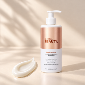 Pure Keratin | Intensive Conditioner — product detail on a warm cream surface
