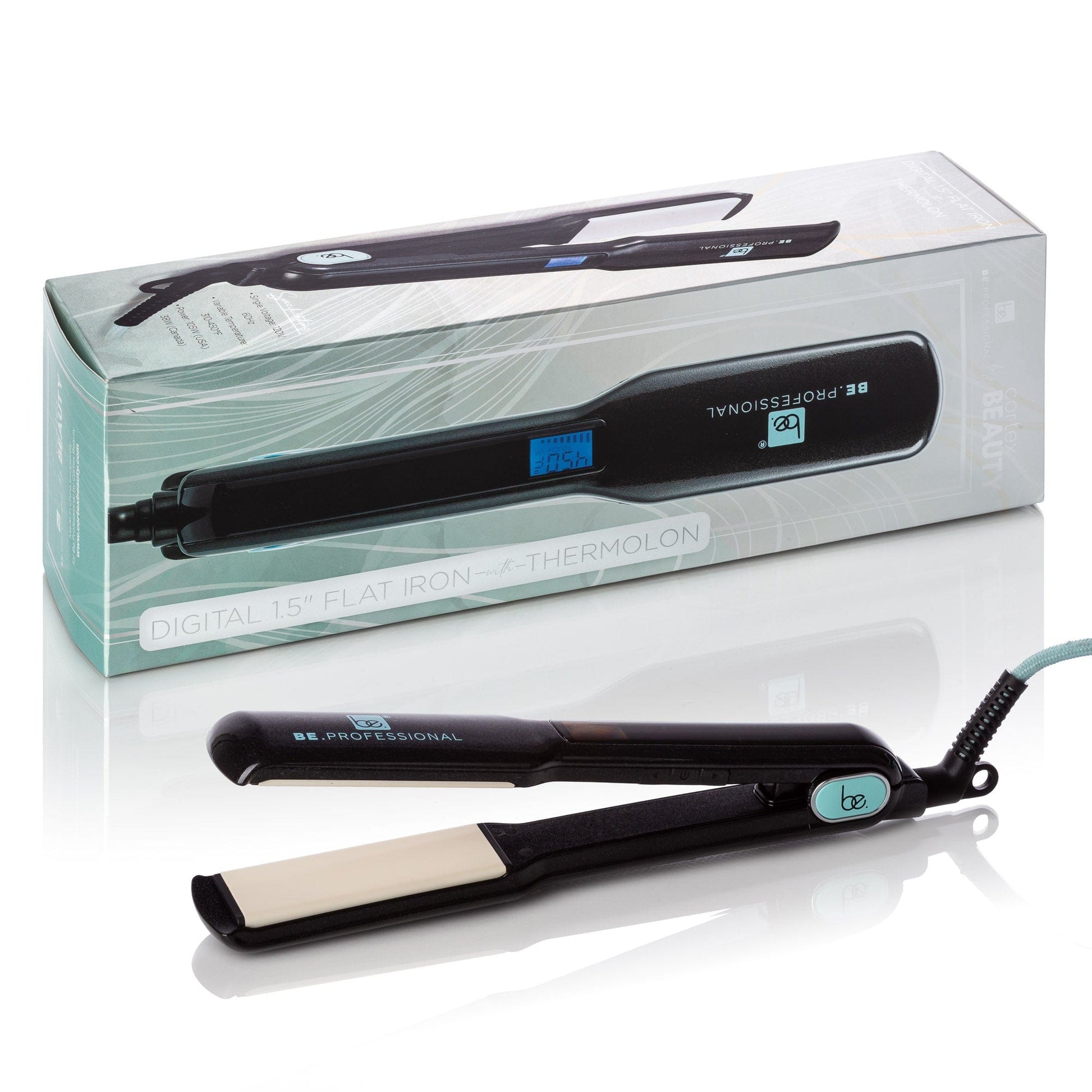 Be.Professional 1.5" Digital Thermolon Flat Iron